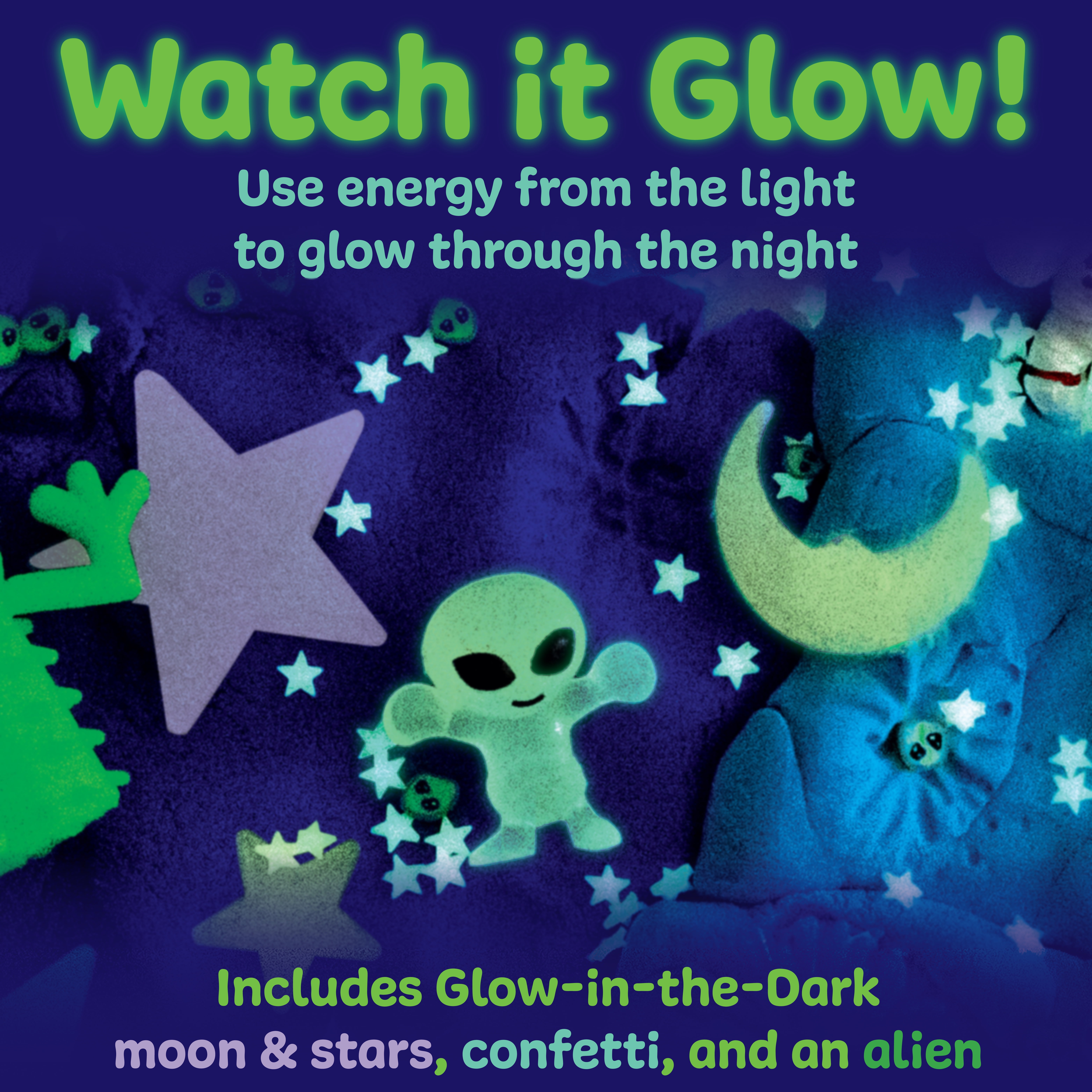 Creativity for Kids Outer Space Sensory Activity Set (Glowing Tactile Craft Kit, 1 Pack) 43swf