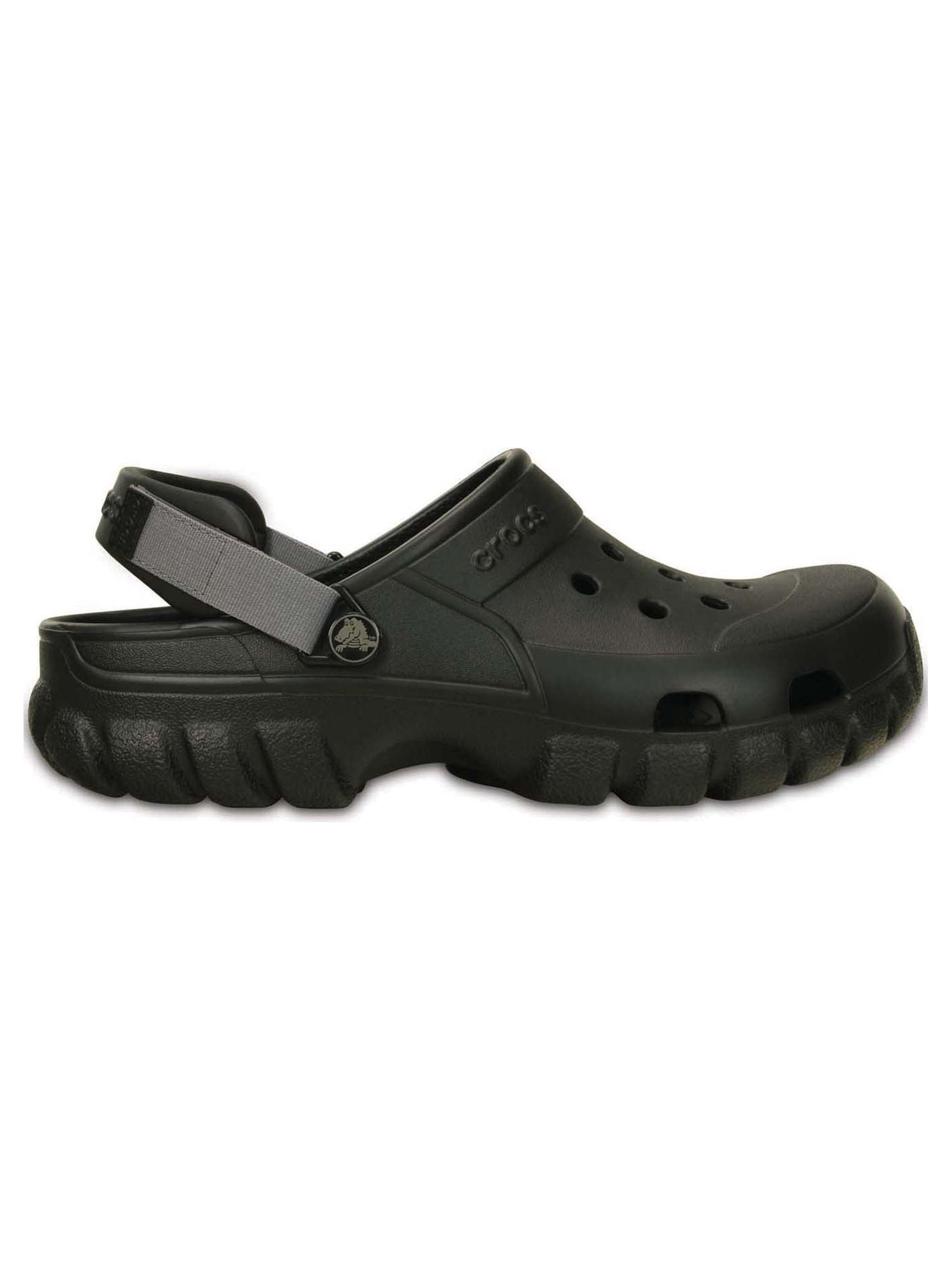 Crocs Offroad Sport Clogs Lightweight Durable Outdoor Footwear (Black, 10 US Men / 12 US Women) bdyct
