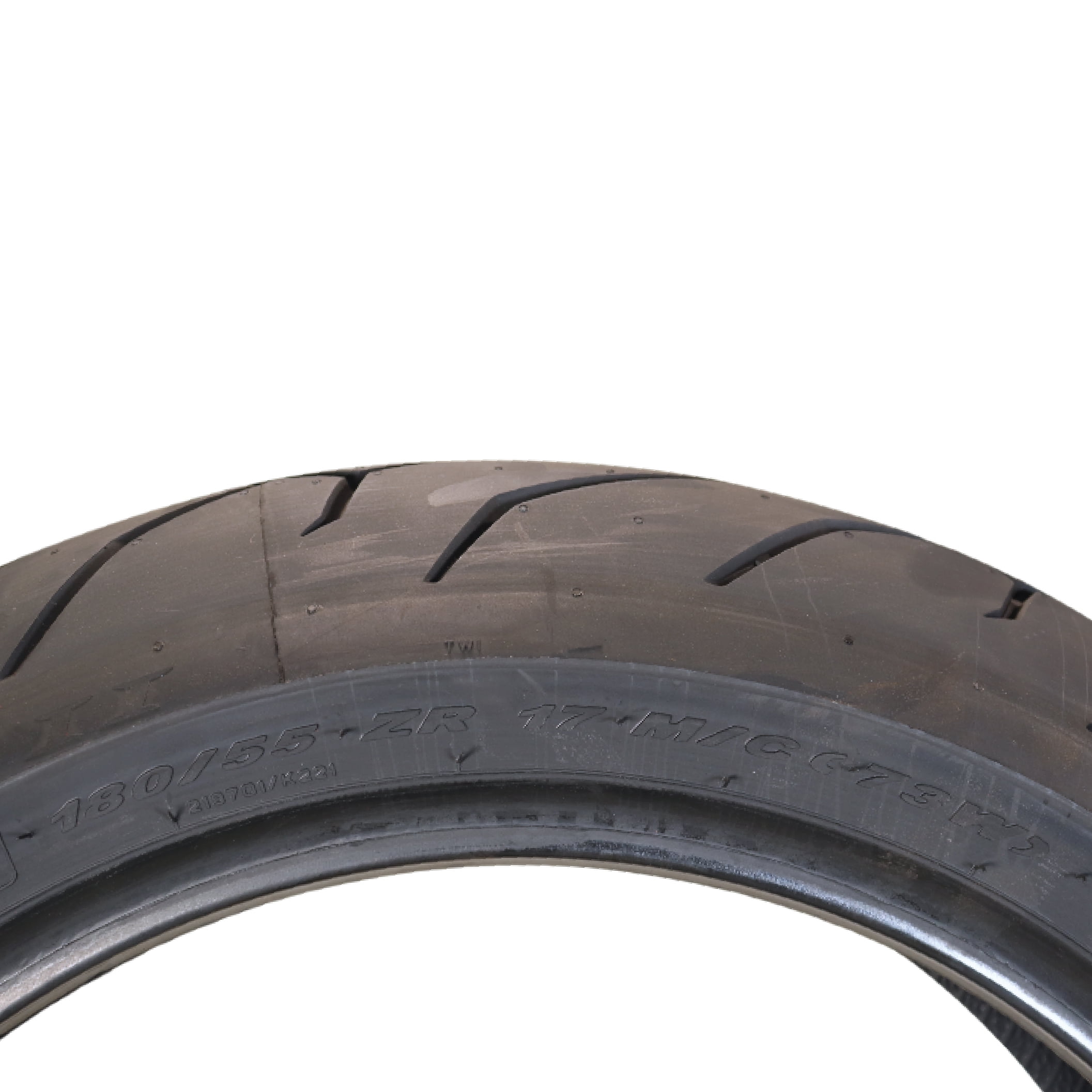 Pirelli Diablo Rosso II Rear Motorcycle Tire (180/55 ZR 17, Black) 5mse1