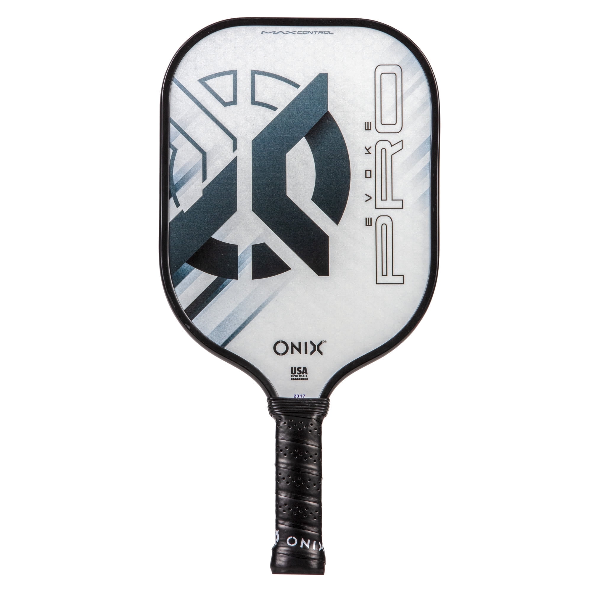 Onix Evoke Pro Pickleball Paddle with Composite Face and Polypropylene Core (Black, 8.2 oz) jkcj6