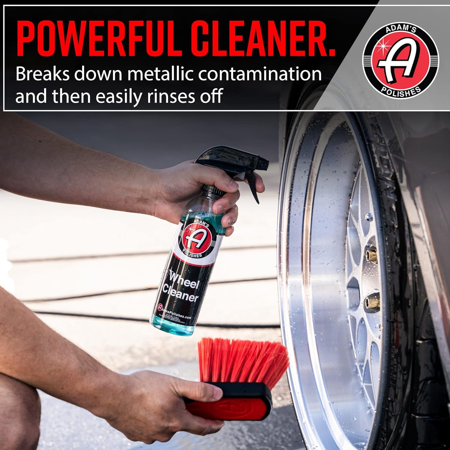 Adam's Polishes Wheel Cleaner, Brake Dust Remover for Car Detailing (Clear, 128 fl oz) gmgjr