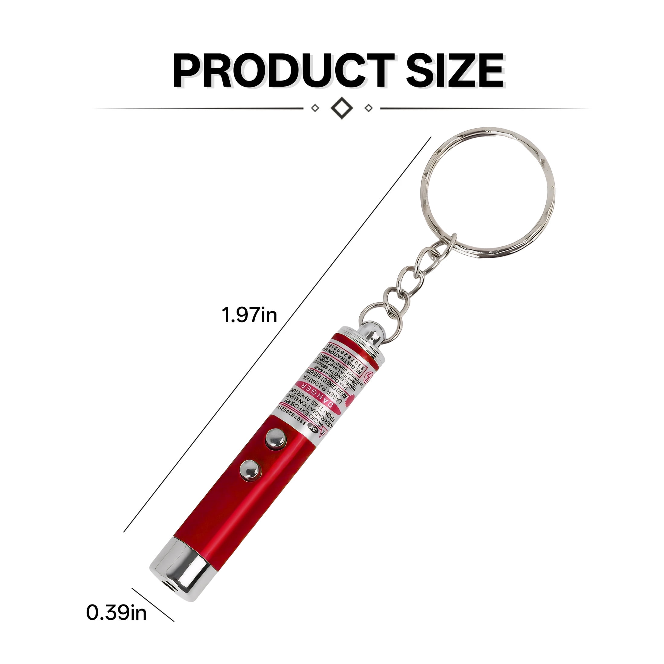 BESTSKY Interactive Laser Pointer for Cats and Kittens (Red, 1 Pack) ehuwf
