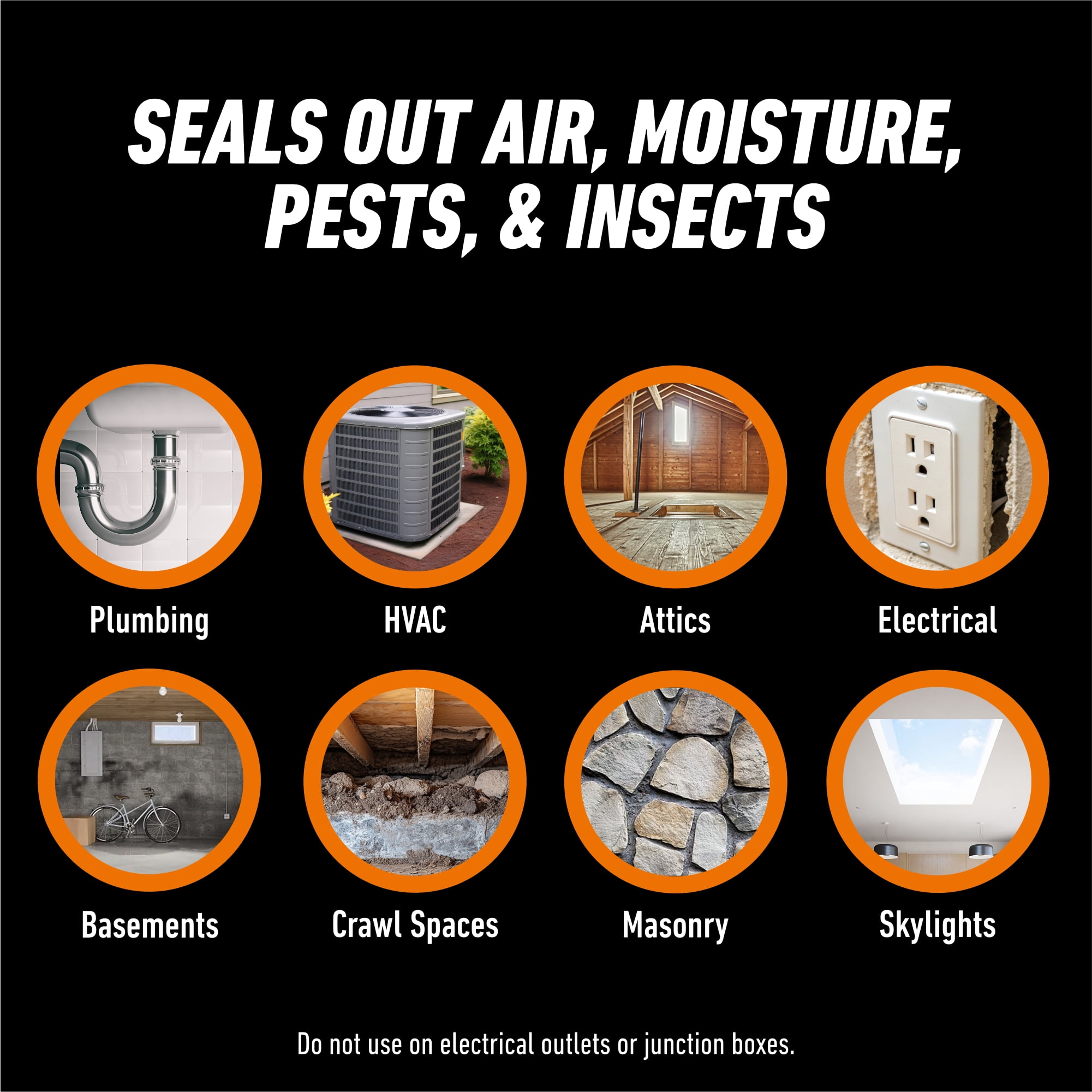 Gorilla Multipurpose Insulating Foam Sealant (Gray, 12 oz) tfldr