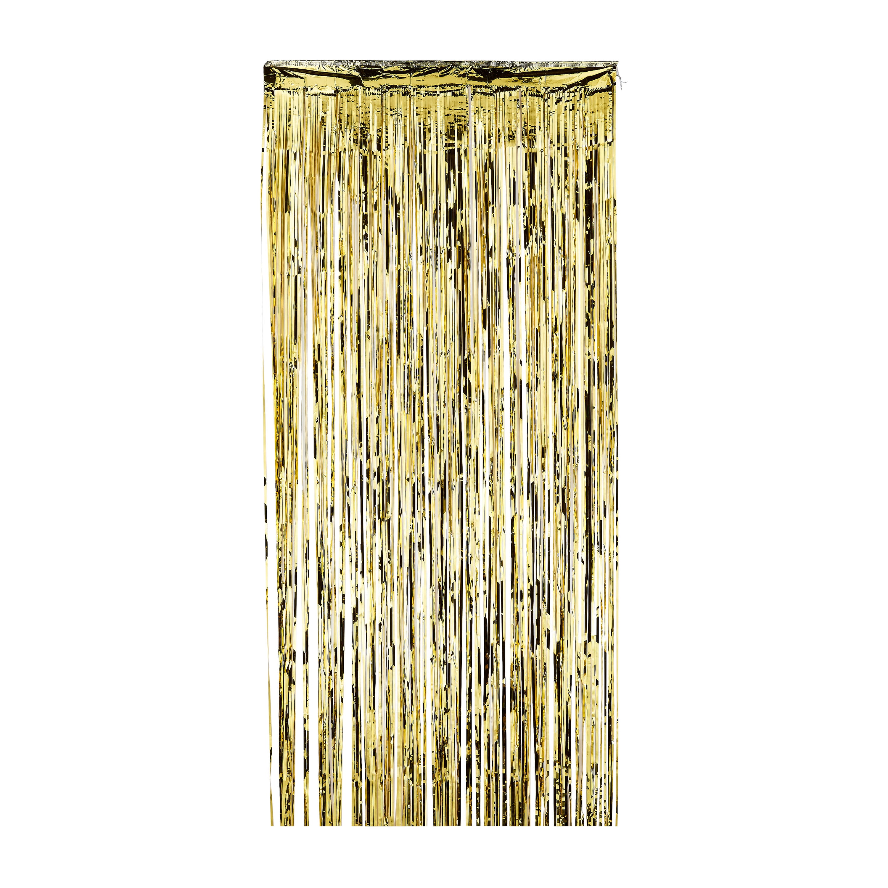 Way To Celebrate Gold Foil Door Curtain (Gold, 8 ft x 3 ft) 3to7z