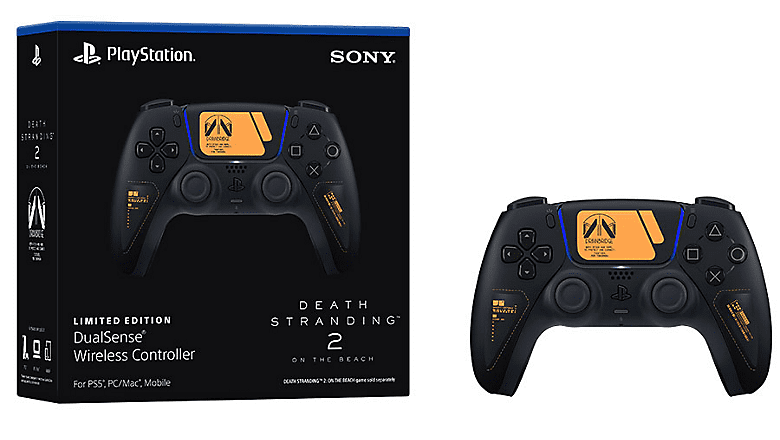 Sony PS5 DualSense Wireless Controller (Death Stranding 2 Limited Edition, Orange) 0facd