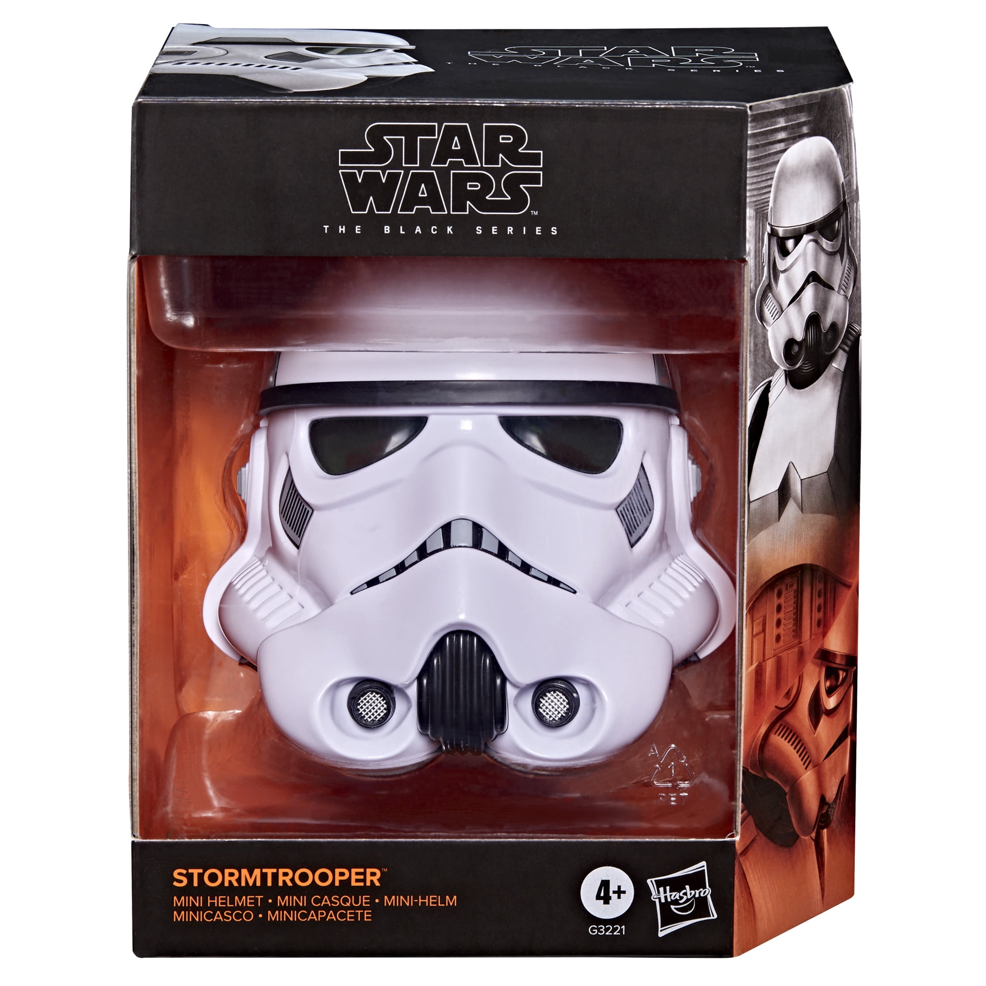 Star Wars The Black Series Stormtrooper Premium Mini Helmet for Display (White, 6 in) 351sv - Image 2