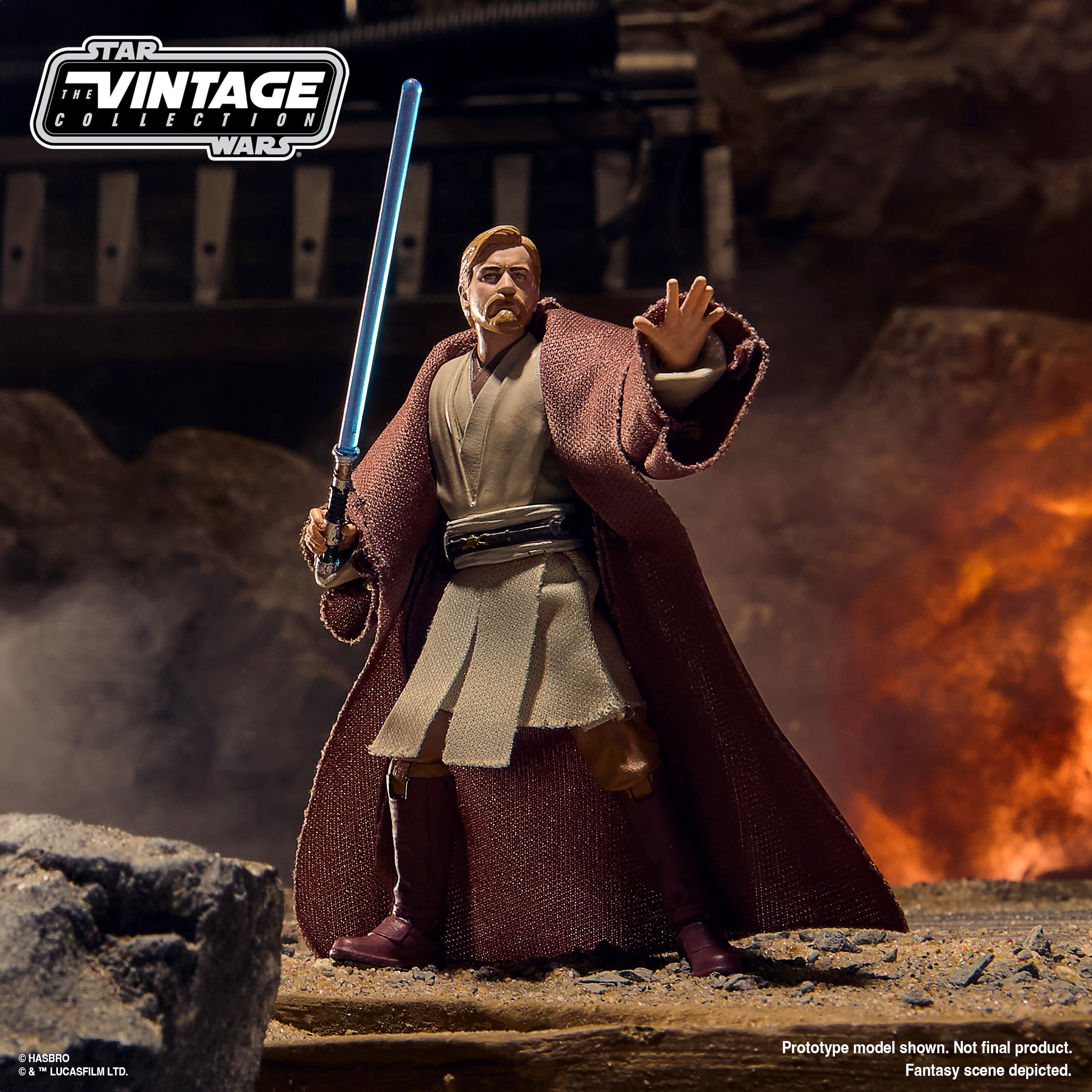 Star Wars The Vintage Collection Obi-Wan Kenobi & Clone Trooper Action Figure Set (3.75 in) p3uk4