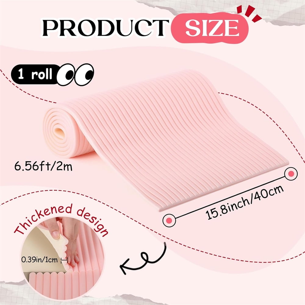 NOGIS Anti-Collision Wall Padding Self-Adhesive Padded Wall Panels for Nursery and Playroom (Pink, 15.8 in x 78.7 in) i70xf