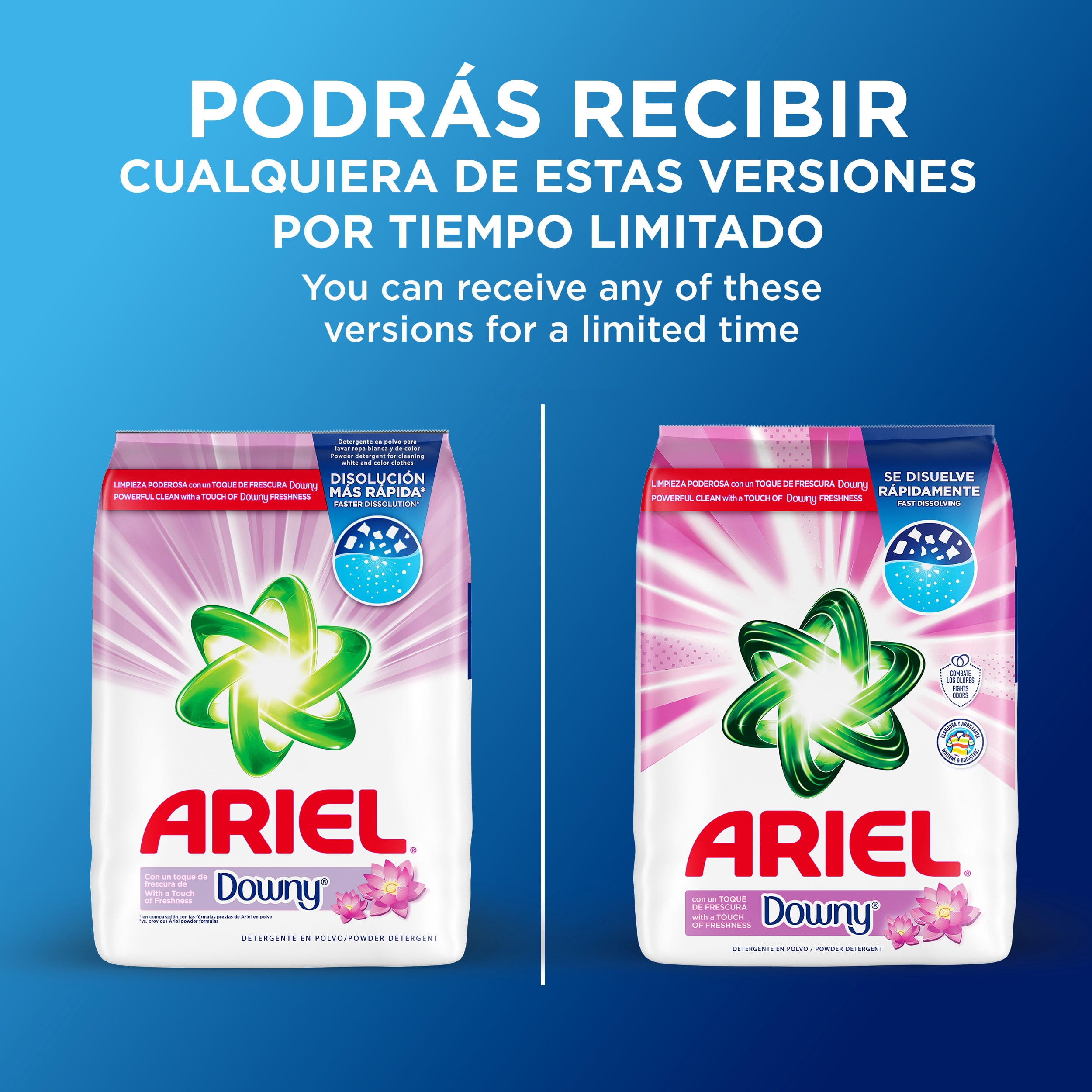 Ariel Laundry Detergent Powder with Downy Freshness (April Fresh, 95.2 oz, 60 Loads) 5njxb