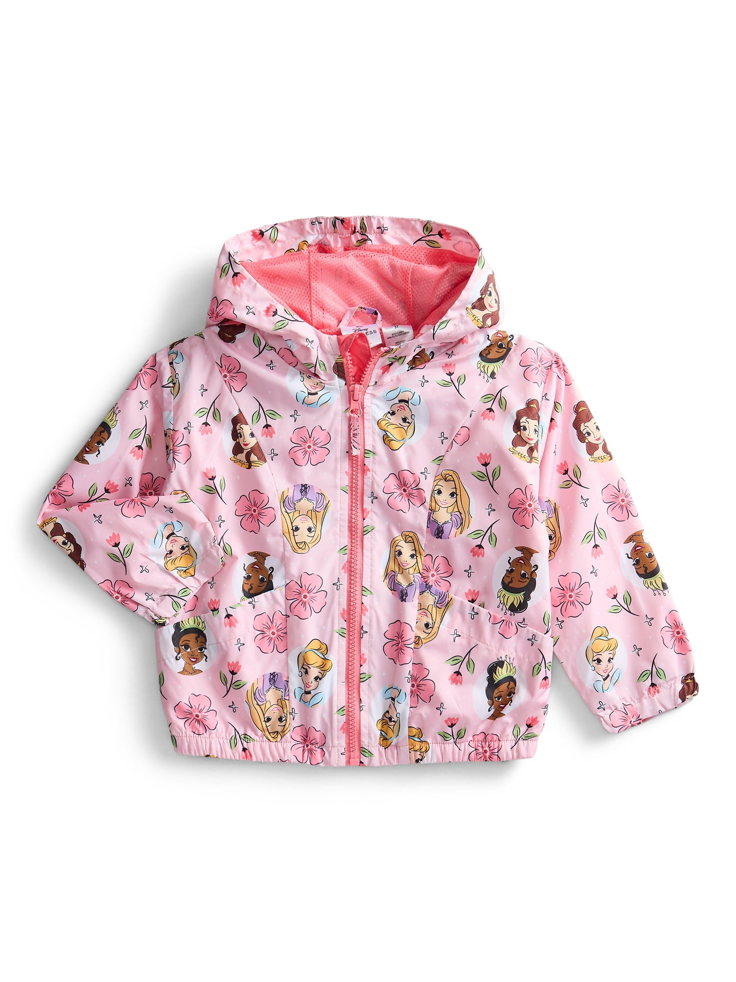 Dreamwave Apparel Disney Princess Toddler Girls Windbreaker Jacket (Pink, 5T) fczpc