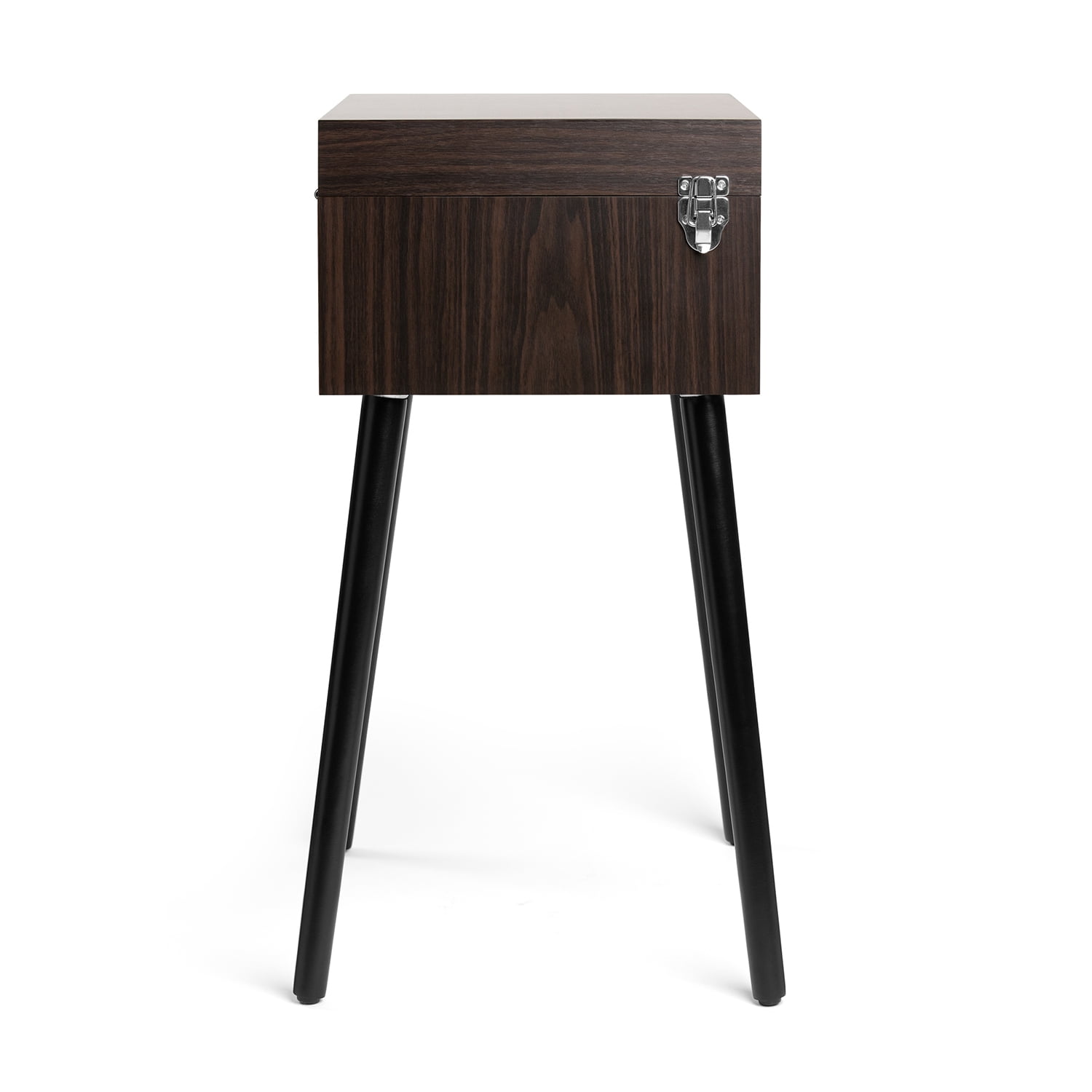 Victrola Liberty Bluetooth Record Player 3-Speed Turntable with Stand (Brown, 17.1 in x 15.7 in x 11 in) 7dp6p