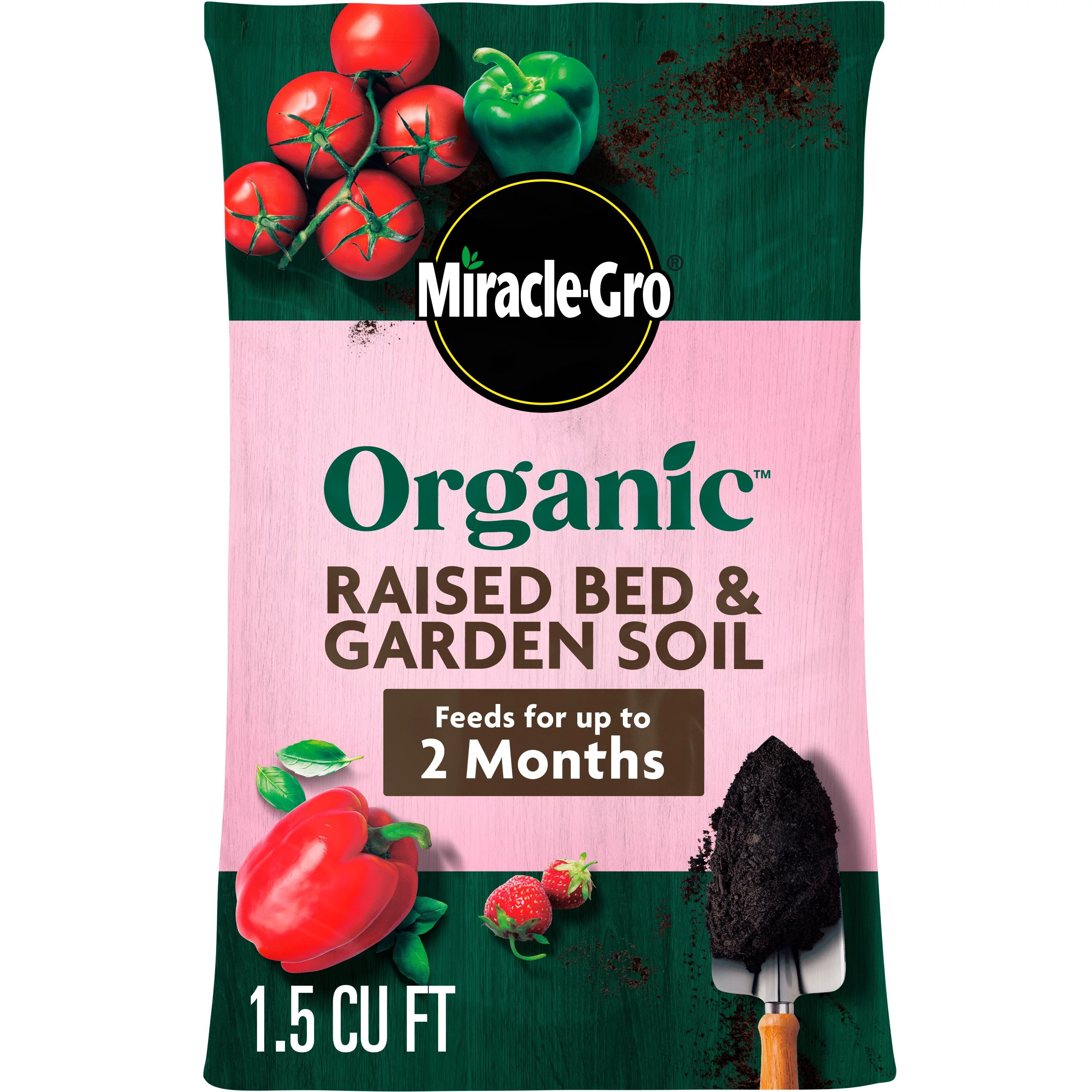 Miracle-Gro Organic Raised Bed and Garden Soil (1.5 cu ft) hobho