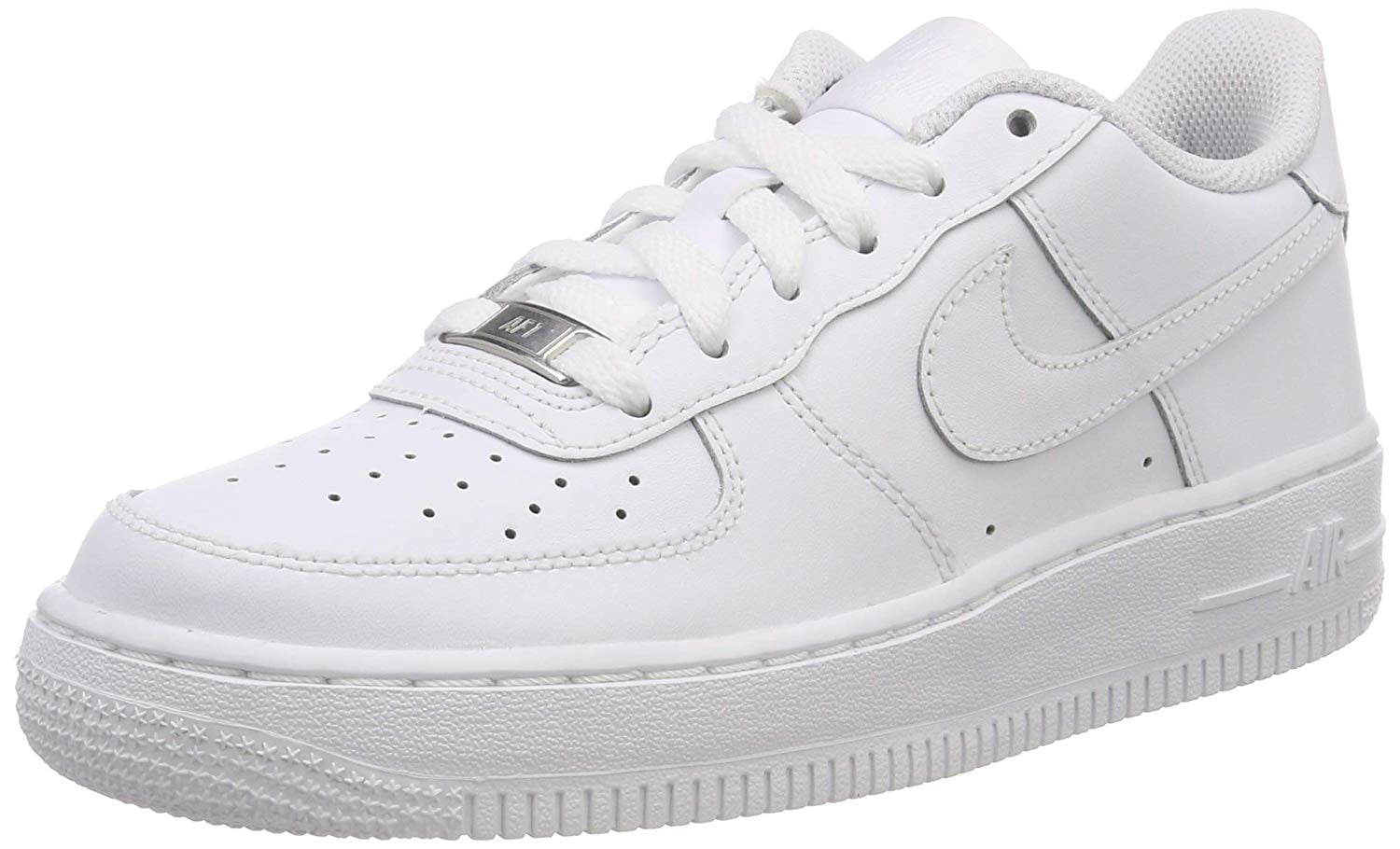 Nike Air Force 1 Low LE Kids Casual Sneakers (White, 4.5 Big Kid) 8nlrv