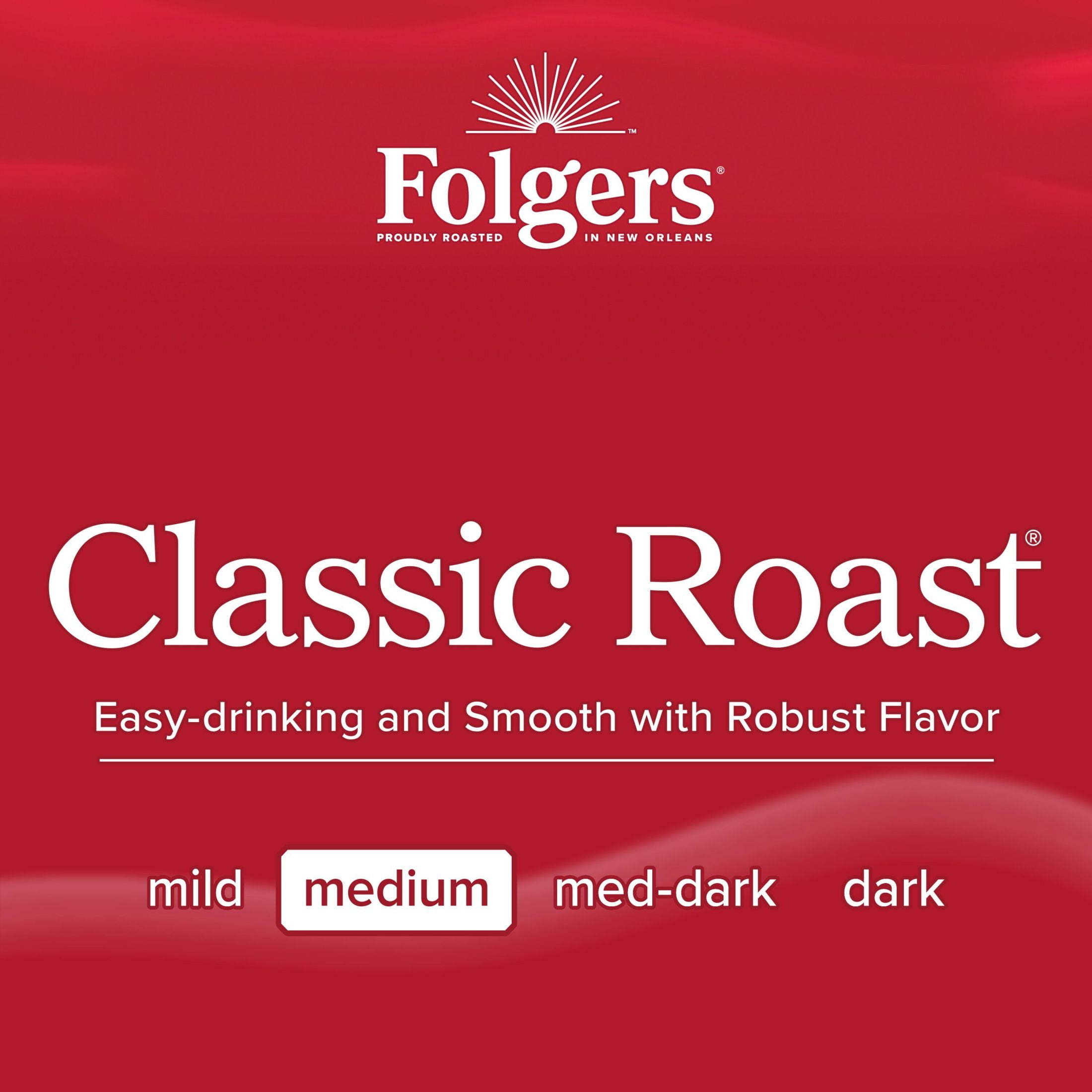 Folgers Classic Roast Instant Coffee (Medium Roast, 3 oz) y0gt5