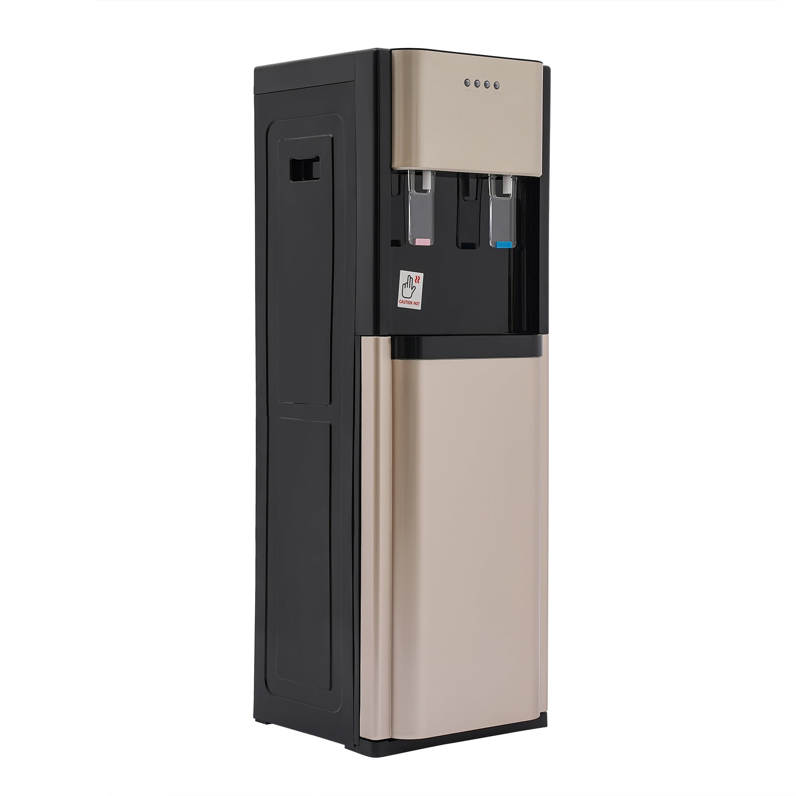 Generic Floor Standing Water Dispenser Bottom Loading Hot and Cold Drinking Machine (Gold, 5.28 Gallon) kn9u8