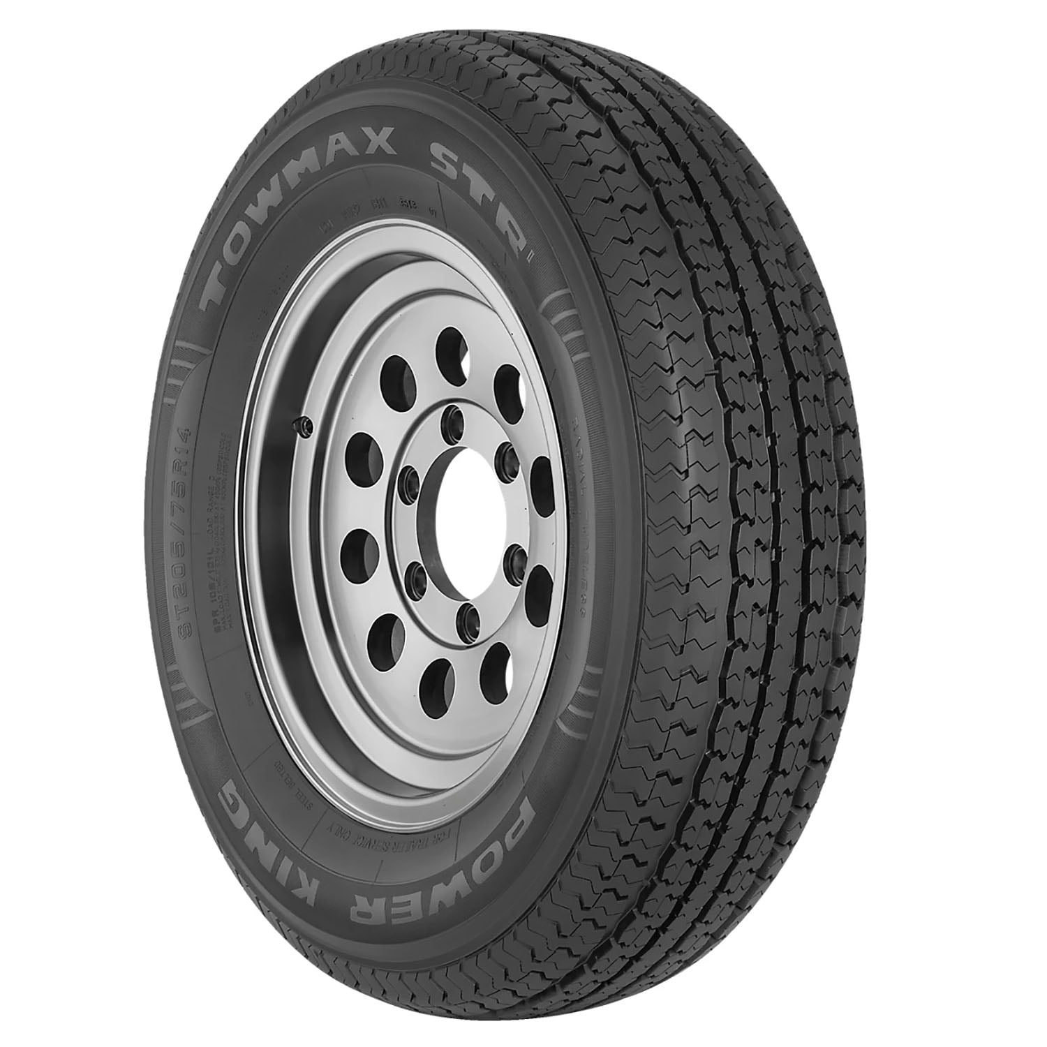 Power King Towmax STR II Trailer Tire (235/85R16, Load Range F) emx96