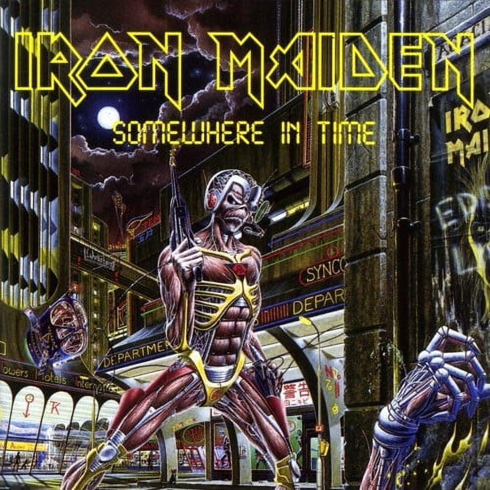 Iron Maiden Somewhere in Time Heavy Metal Rock LP Vinyl (180 gram, 12 in) zzdpr