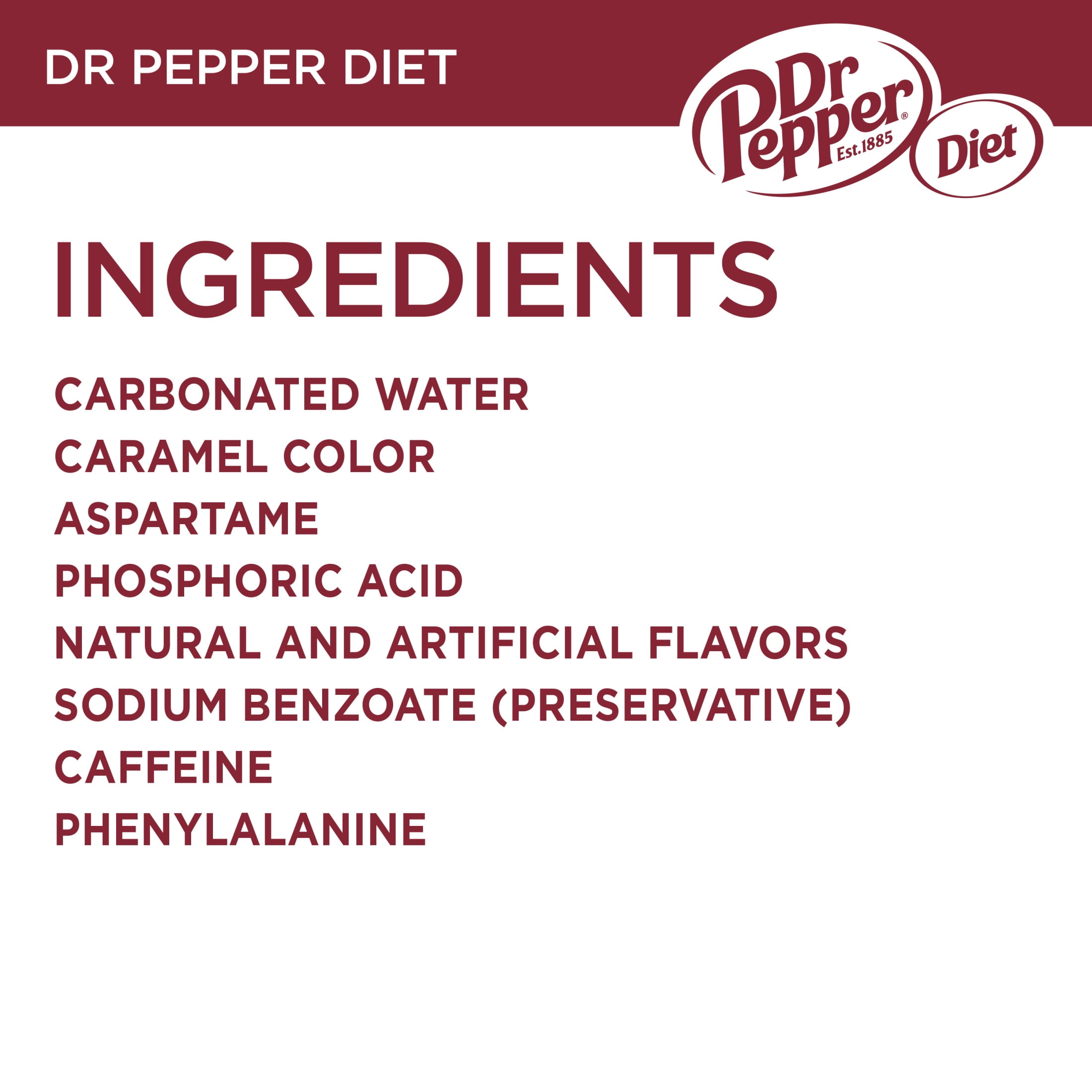 Diet Dr. Pepper Soda Pop (Zero Sugar, 24 Pack, 12 fl oz) zl3c1