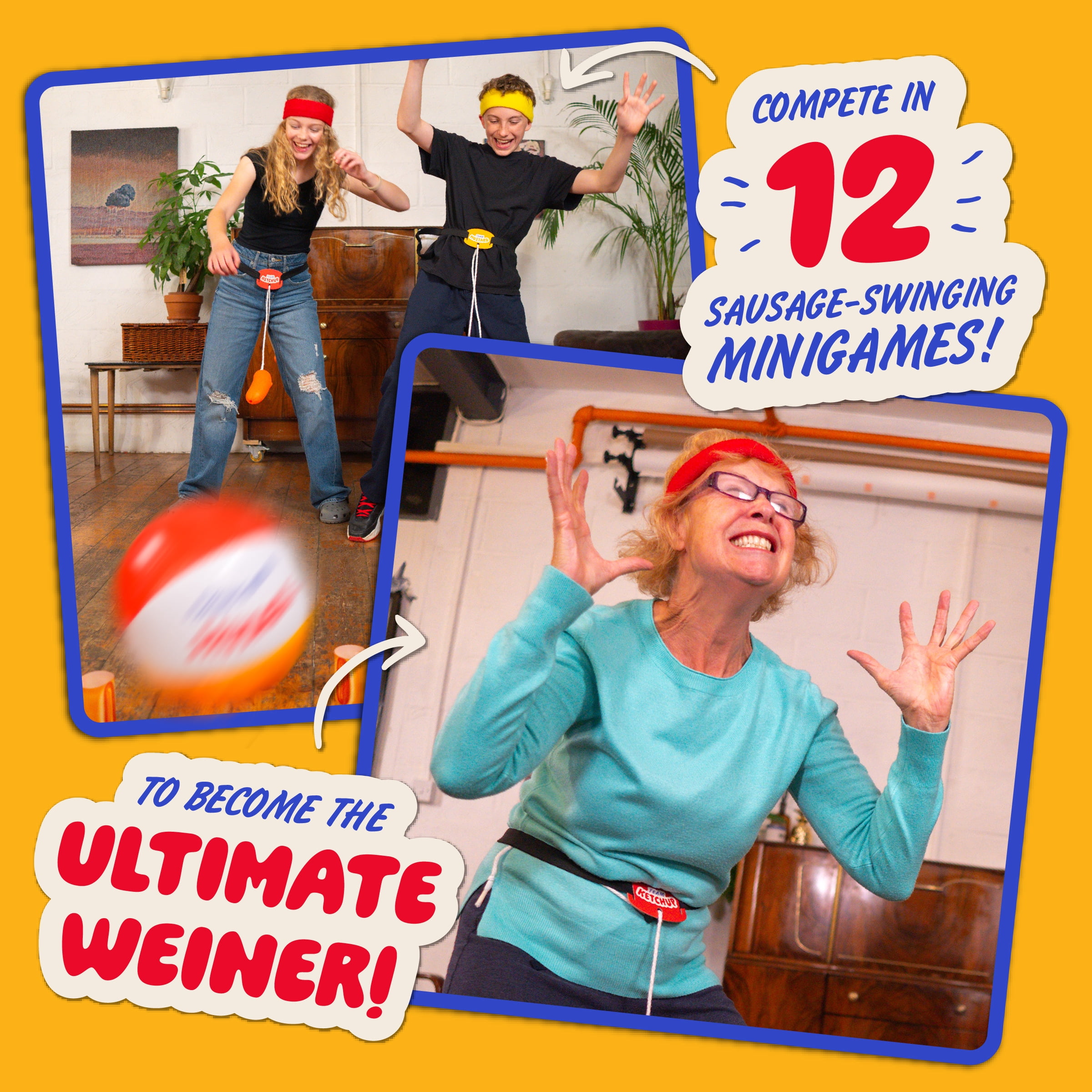 Lucky Egg Swing Your Sausage Active Party Game (Family Group Activity, 1 Set) 61any - Image 5