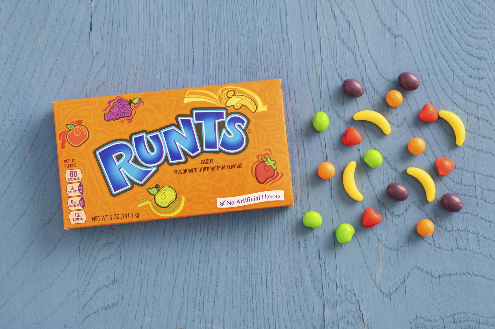 Runts Fruit Shaped Hard Candy (Assorted Fruit Flavors, 5 oz) zlhtt