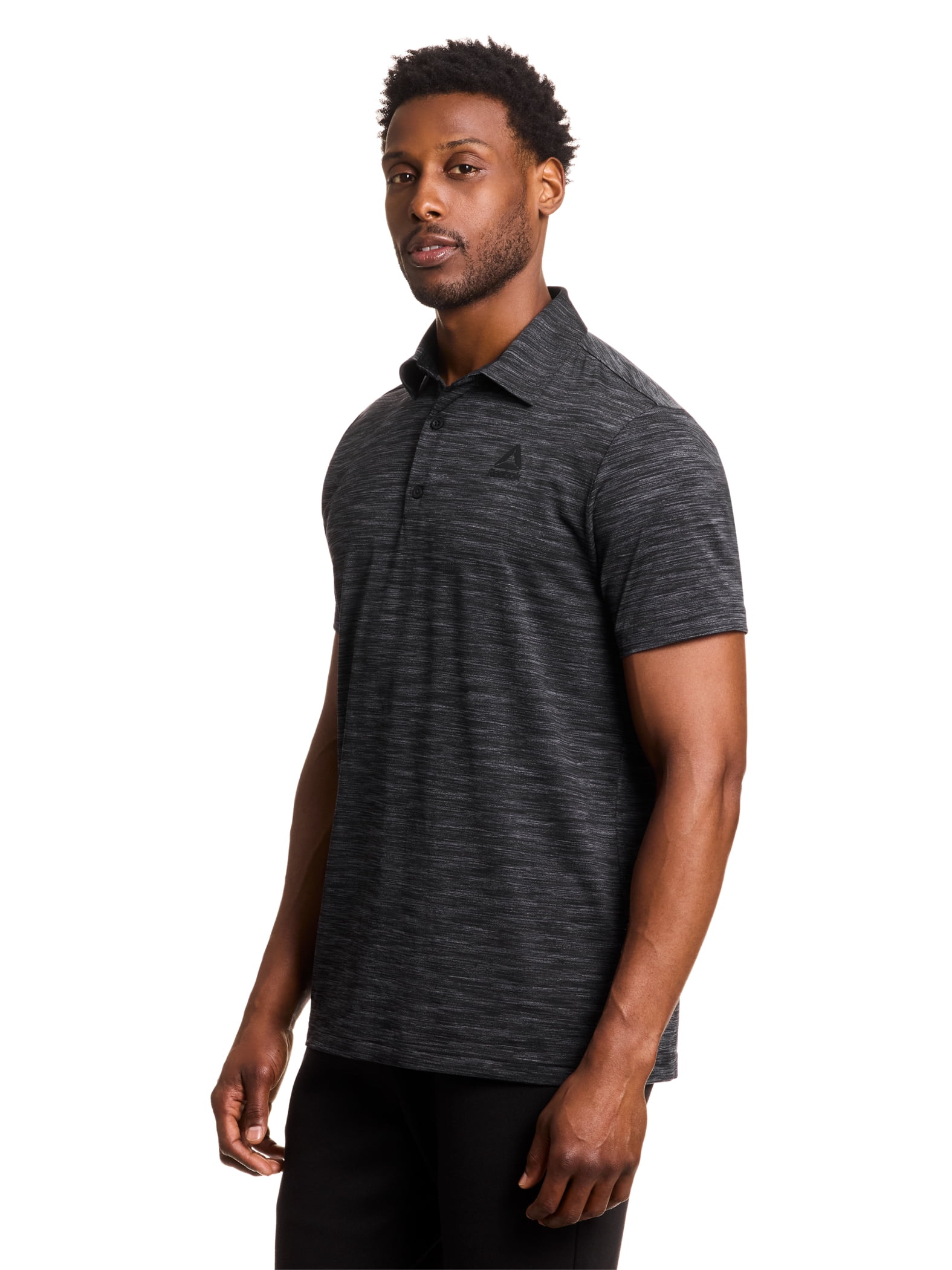 Reebok Men's Victory Performance Polo Shirt (Black, XS) 4udu9