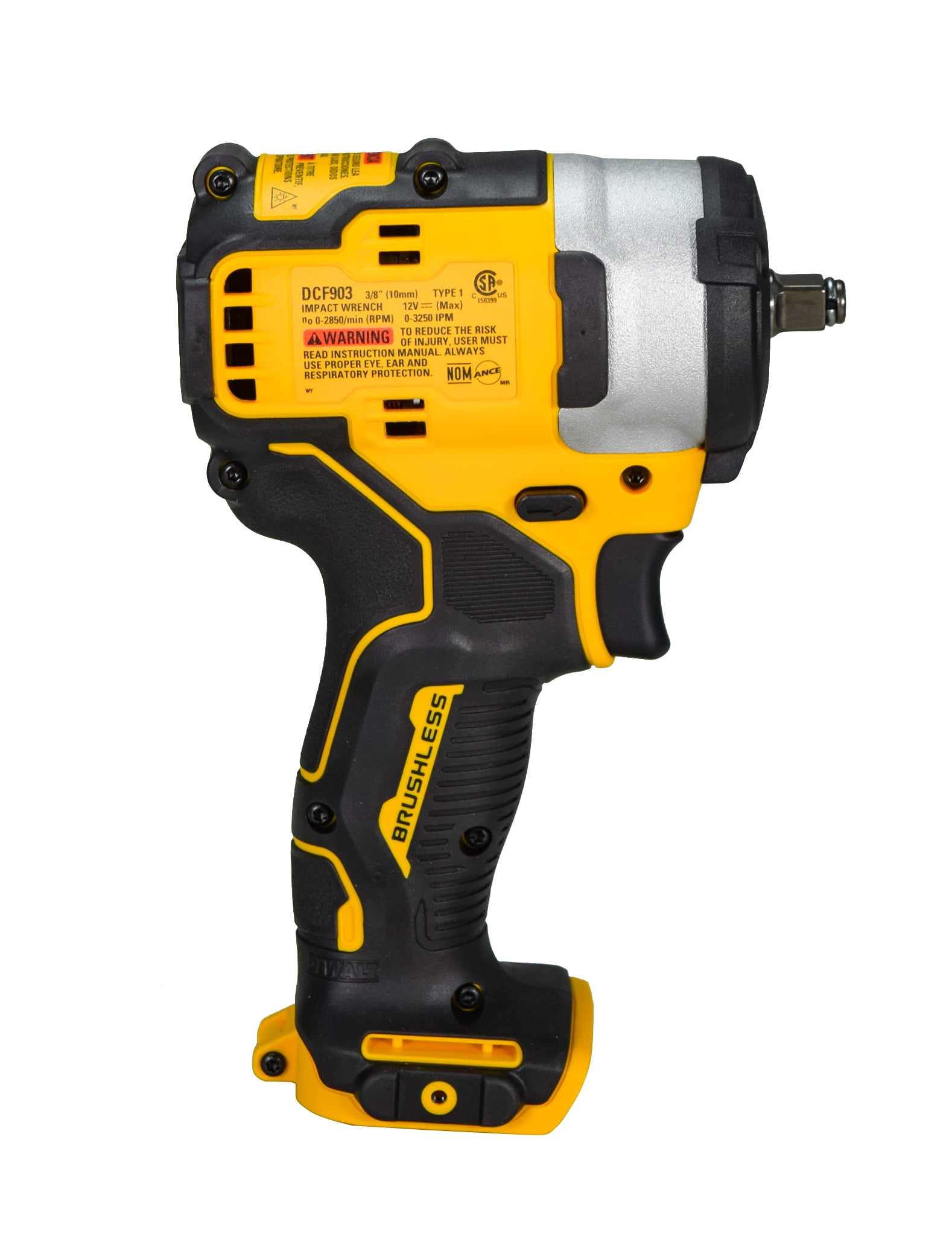 DEWALT DCF903B 12V Max XTREME Brushless 3/8 in Cordless Impact Wrench (Bare Tool) hslu9