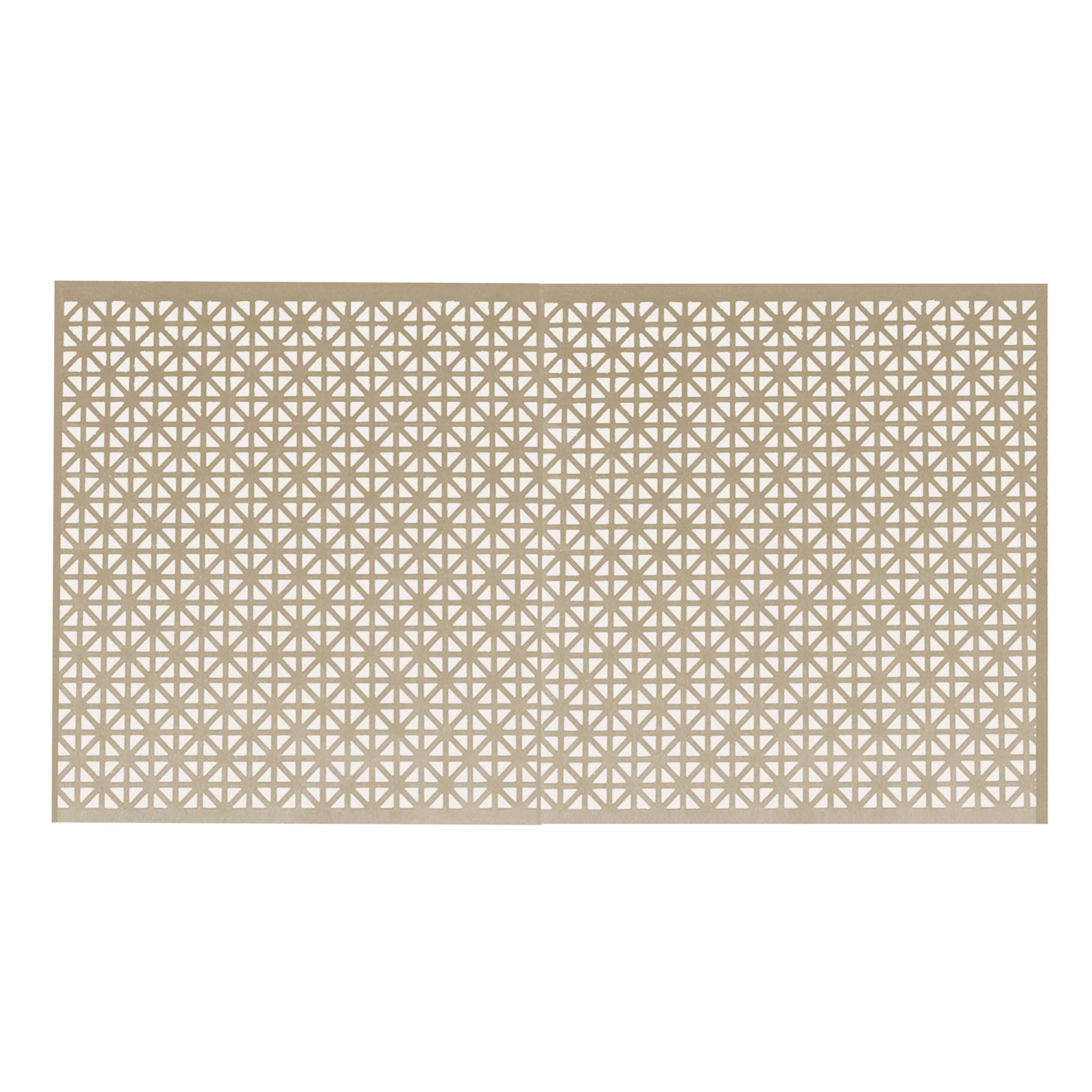 M-D Building Products Decorative Aluminum Sheet Metal (Brass Finish, Union Jack Pattern, 24 in x 36 in) 9z9mc