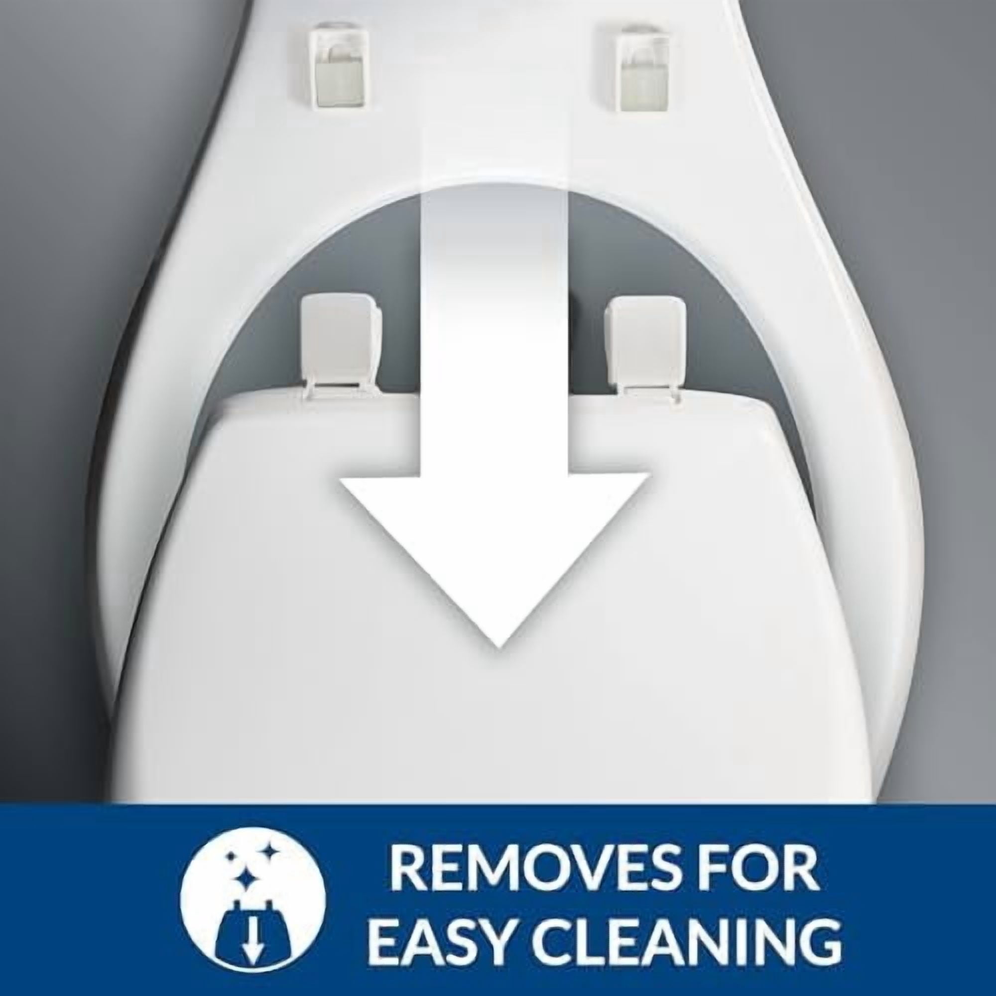 jiaquanzhao Toilet Seat, Durable Enameled Wood with Easy Clean Hinges (White, 14.13 in x 19.24 in) slcbc