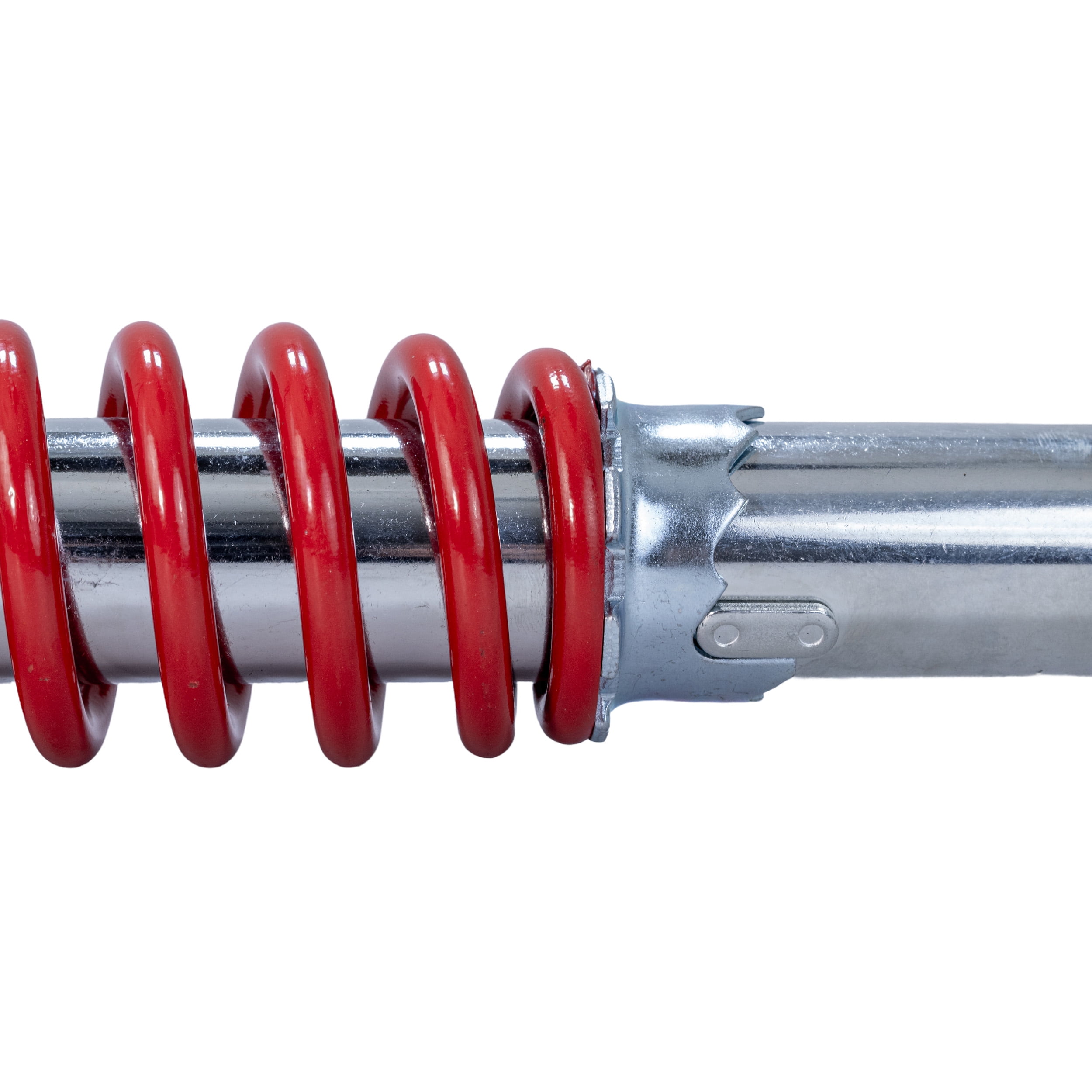AlveyTech Adjustable Suspension Shock Absorber for Go-Karts and Mini Bikes (Red, 12 in, Set of 2) 31jnj