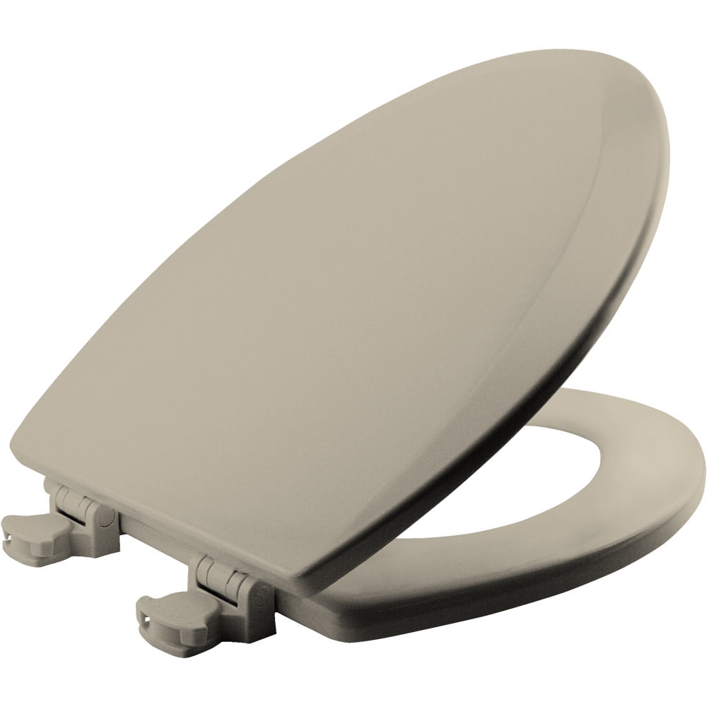 Bemis Elongated Molded Wood Toilet Seat (Biscuit, 18.5 in) y1jwg