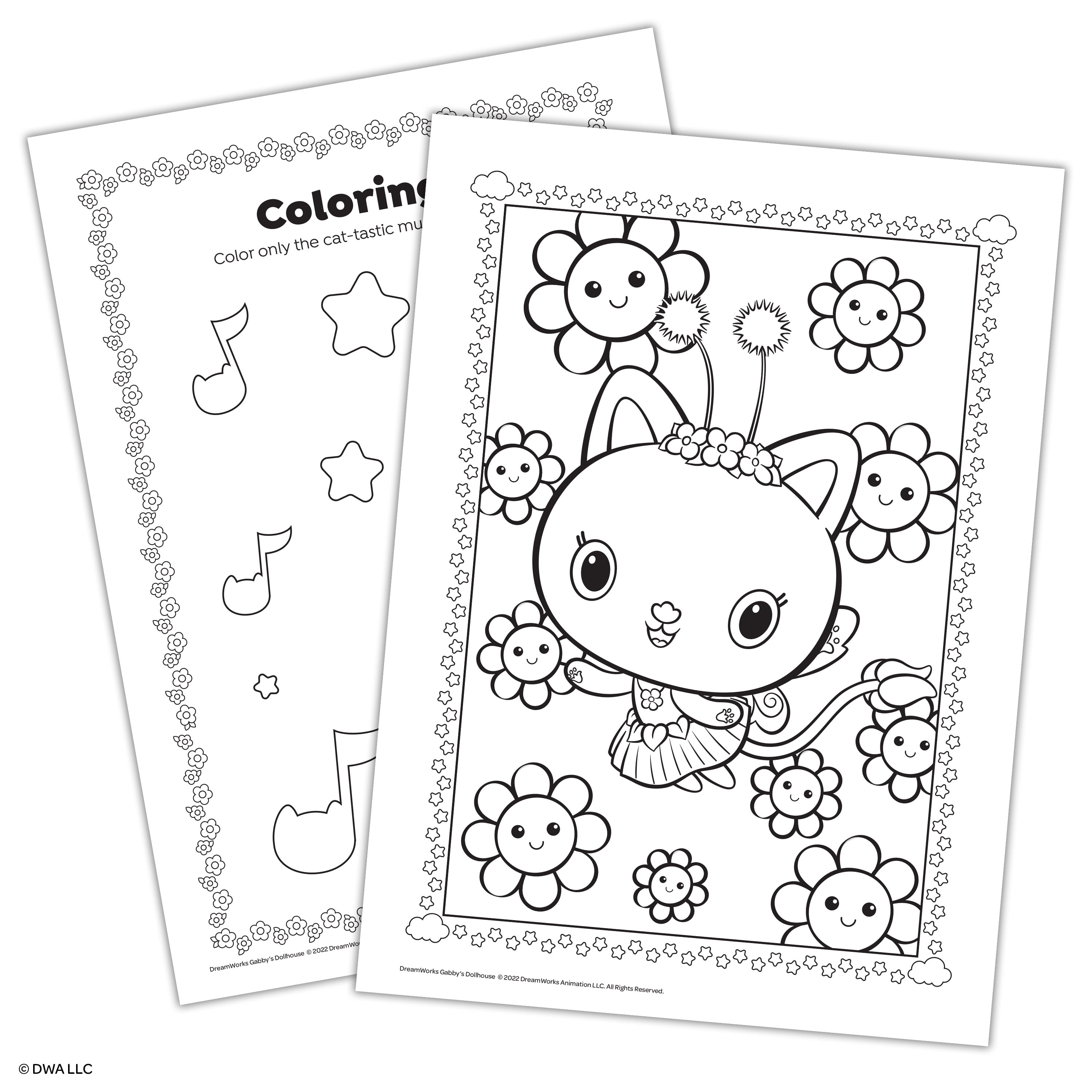 DreamWorks Gabby's Dollhouse Coloring and Activity Book (192 Pages) n2yma