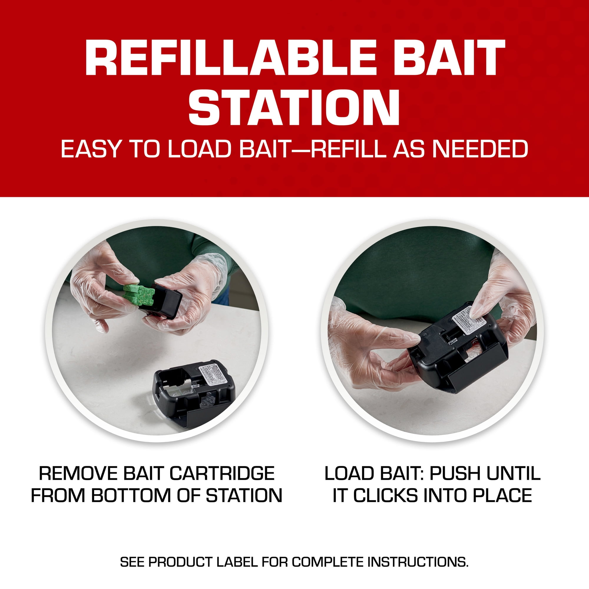 Tomcat Mouse Killer Refillable Bait Station (16 Bait Blocks) 6tv01