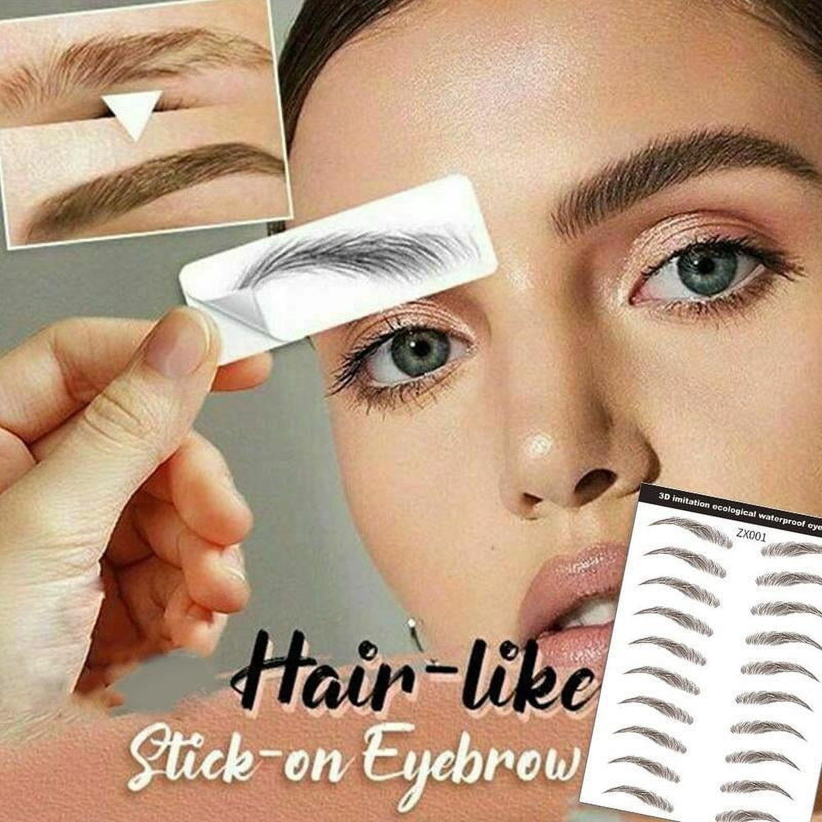 FlexAura Eyebrow Stencils and Shaping Stickers (10 Pairs) pi5cz