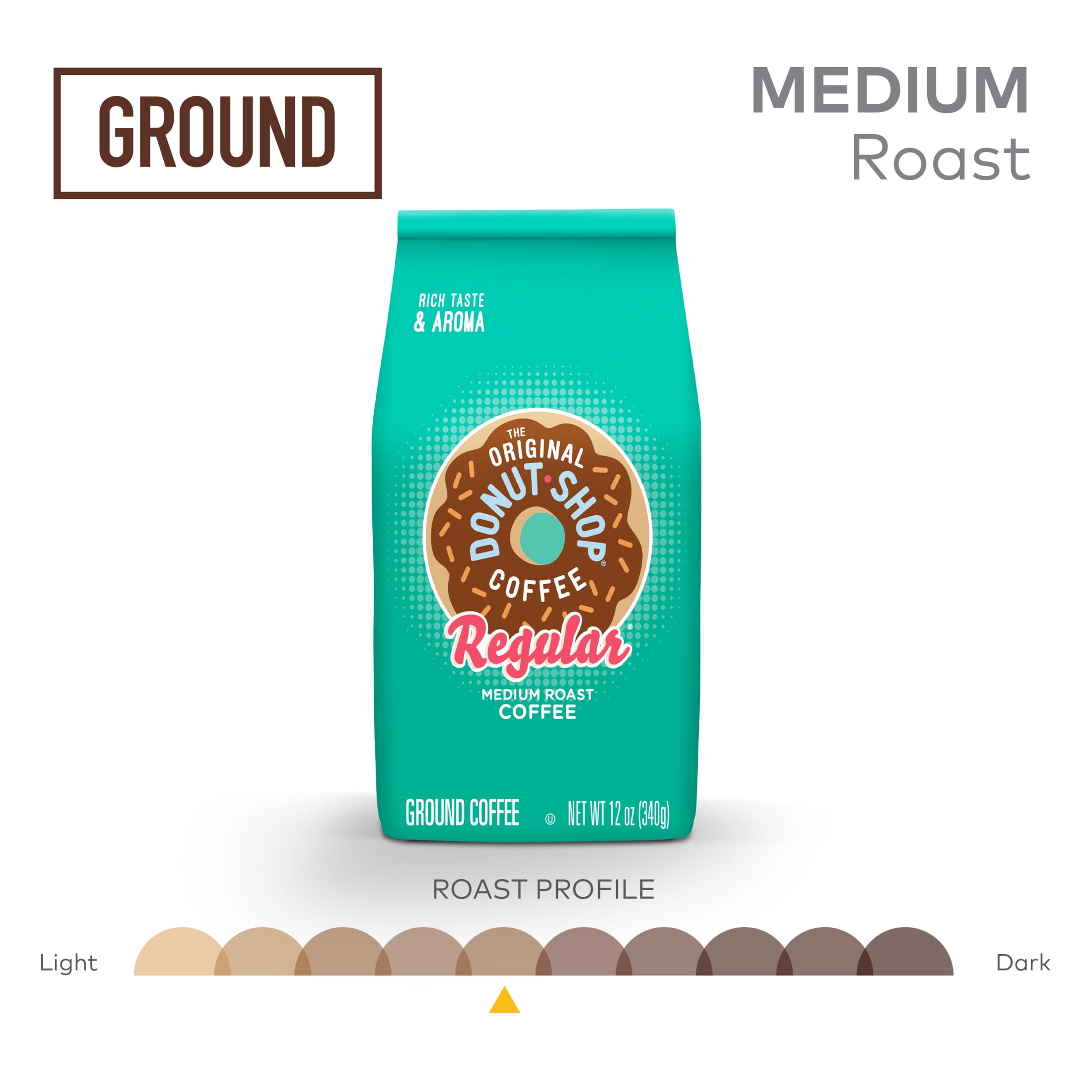 The Original Donut Shop Regular Medium Roast Ground Coffee (12 oz) k1o75
