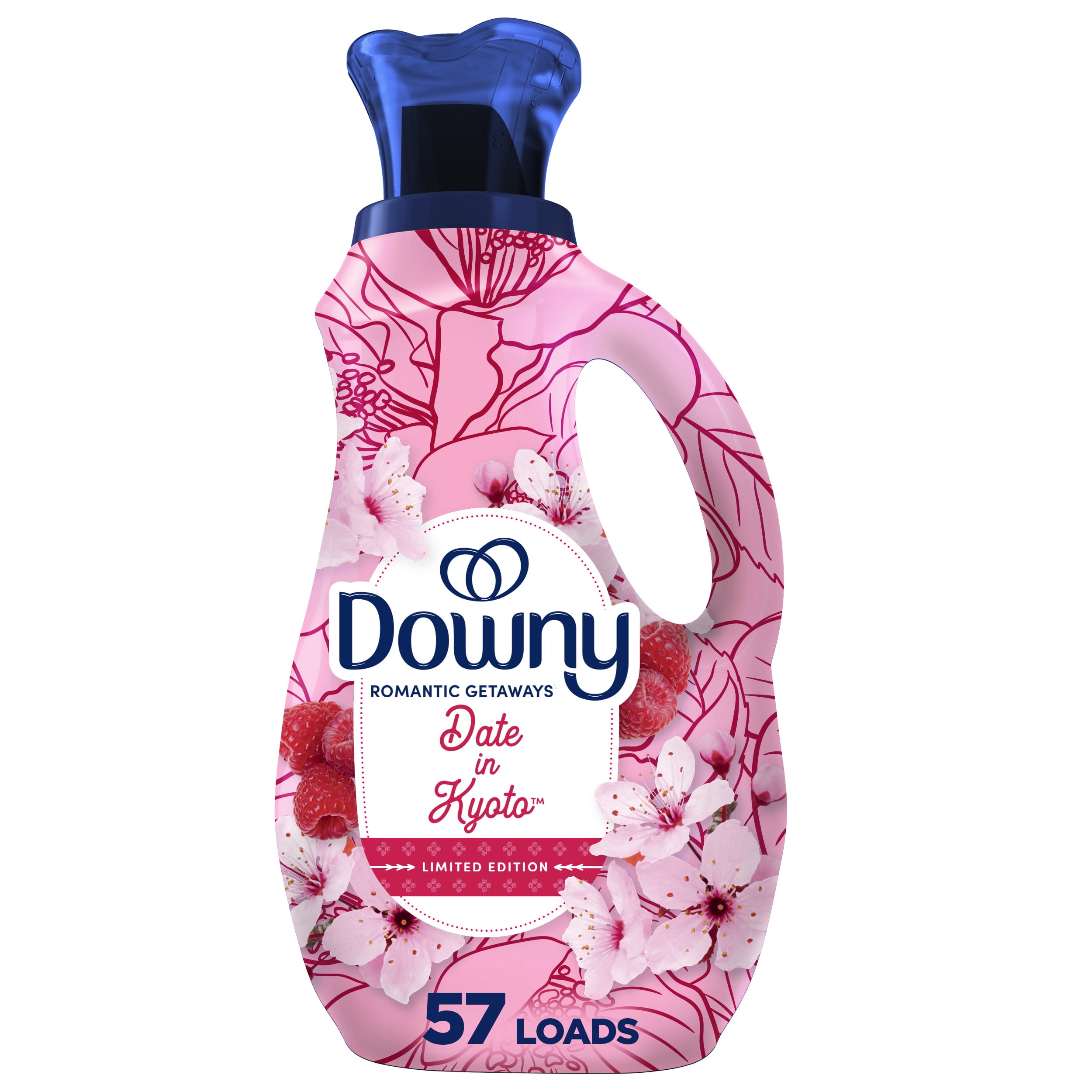 Downy Romantic Getaways Liquid Fabric Softener, Date in Kyoto Floral Scent (38 fl oz) rm0k8