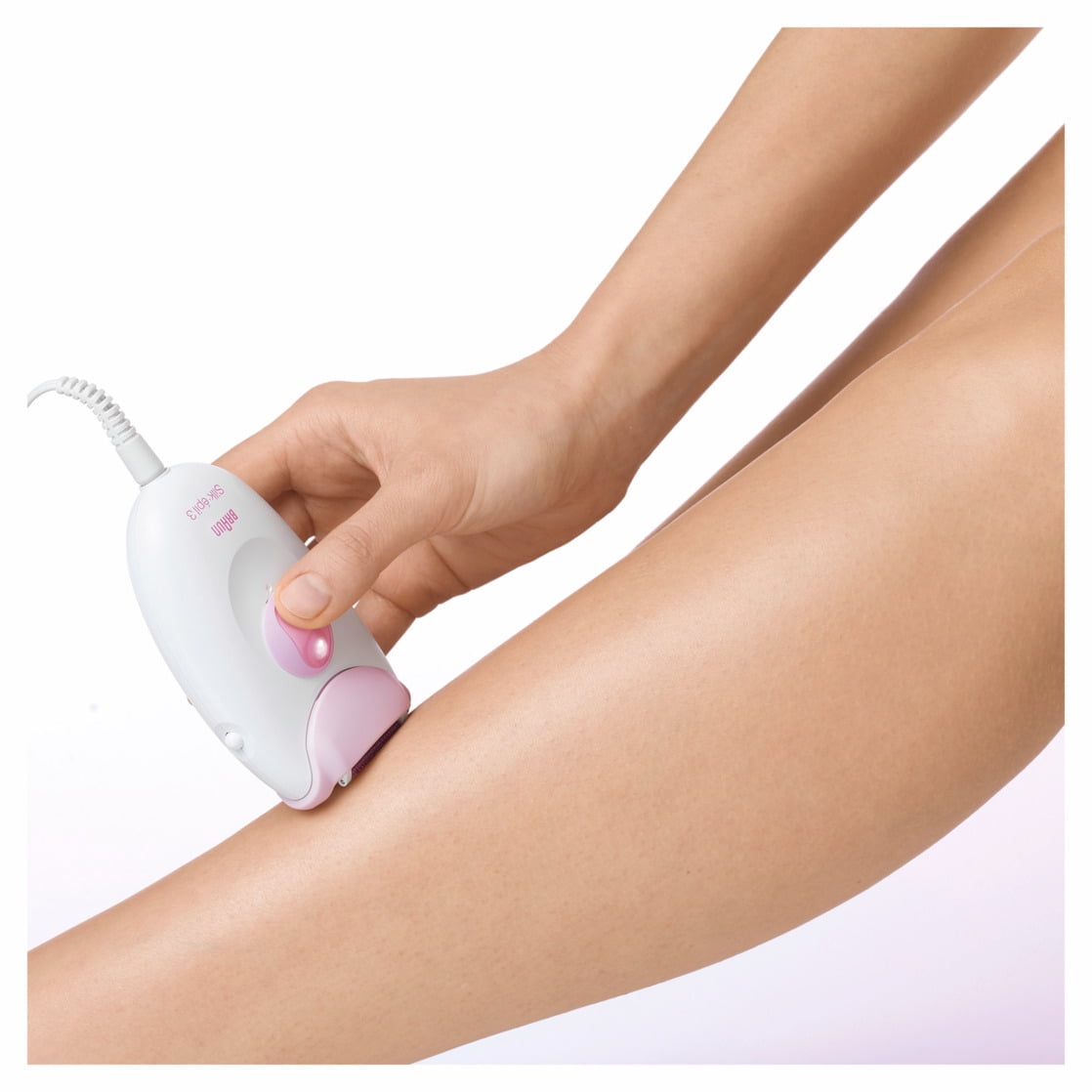 Braun Silk-epil 3 3-270 Epilator for Women, Long-Lasting Hair Removal System (White/Pink) oa4p6