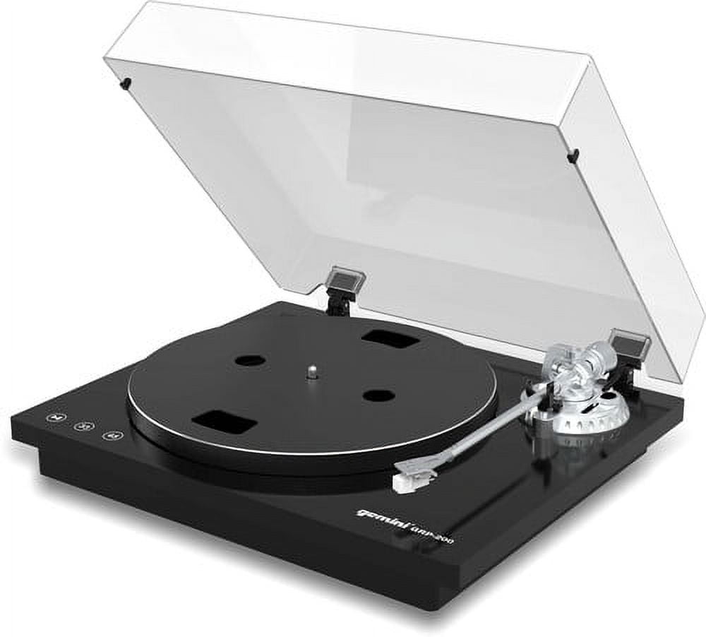 Gemini GRP-200 Professional Belt Drive USB Turntable with Built-in Preamp (Black, 2-Speed) wv05c