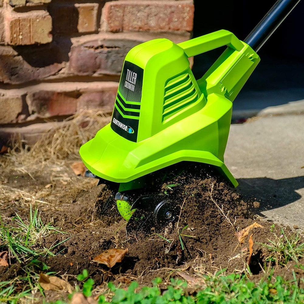 Earthwise 20-Volt Cordless Electric Garden Tiller and Cultivator (7.5 in) pxjg5