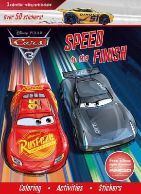 Parragon Disney Pixar Cars 3 Speed to the Finish Activity Book (Pre-Owned, Paperback) e7br8