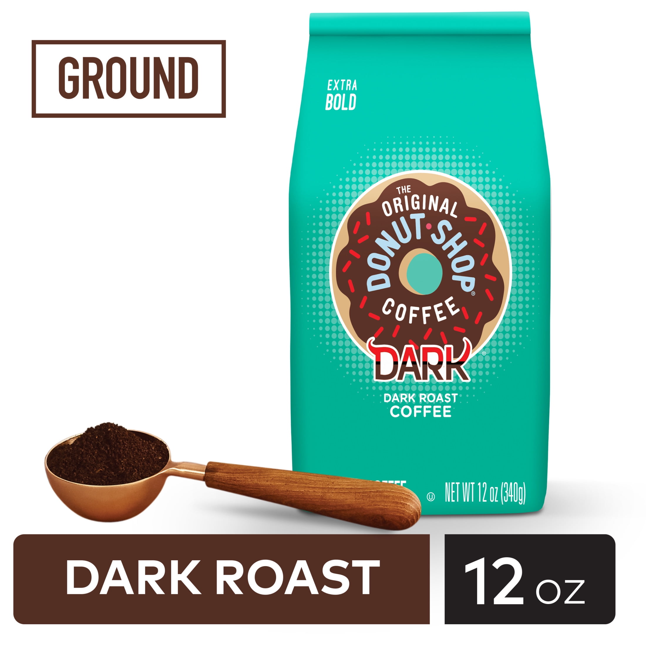 The Original Donut Shop Dark Roast Ground Coffee (12 oz) yftfu