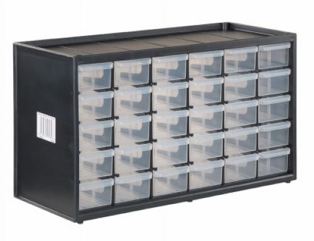 Stanley 30-Drawer Stackable Storage Bin System (Black, 10-Pack) fdtf0