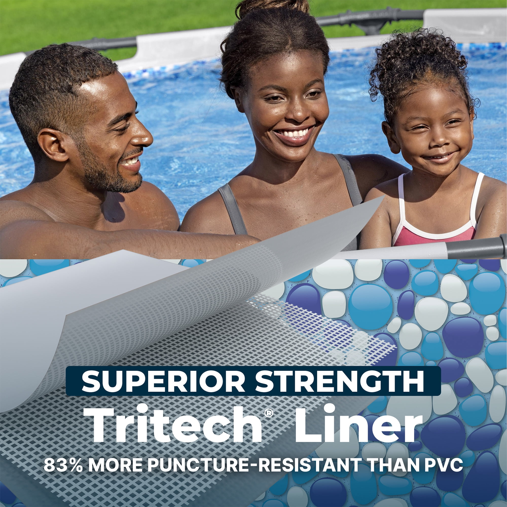 Bestway Steel Pro MAX Above Ground Pool Set with Filter Pump and Cartridge (Gray, 10 ft x 30 in) 9n7hm