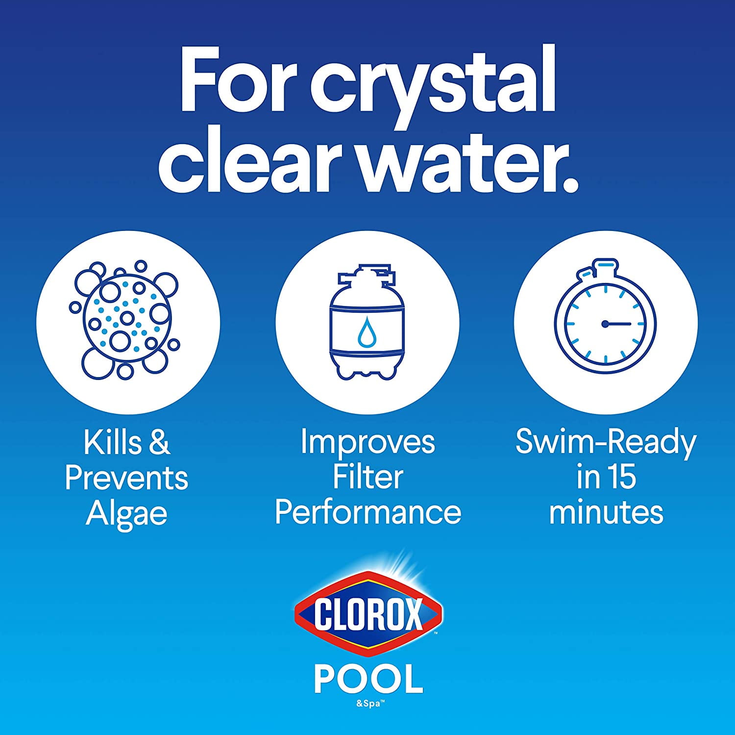 Clorox Pool&Spa Shock XtraBlue 6-in-1 Formula Fast-Dissolving Pool Sanitizer (2 lb Total, 2 Pack) gojv8 - Image 3