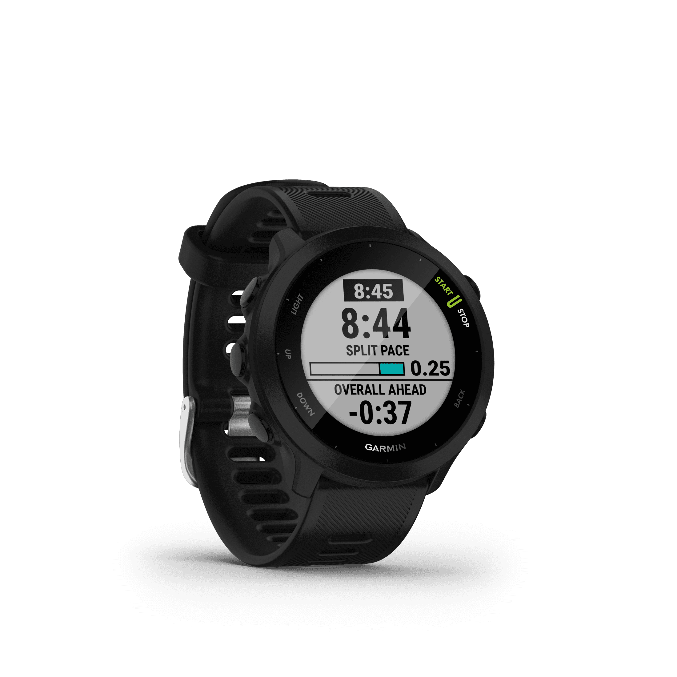 Garmin Forerunner 55 GPS Running Watch with Daily Suggested Workouts and Heart Rate Tracking (Black) 1tnve