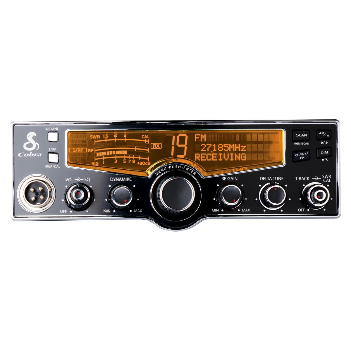 Cobra 29LX Professional CB Radio with NOAA Weather Alerts and 4-Color LCD Display (Black) dgy05