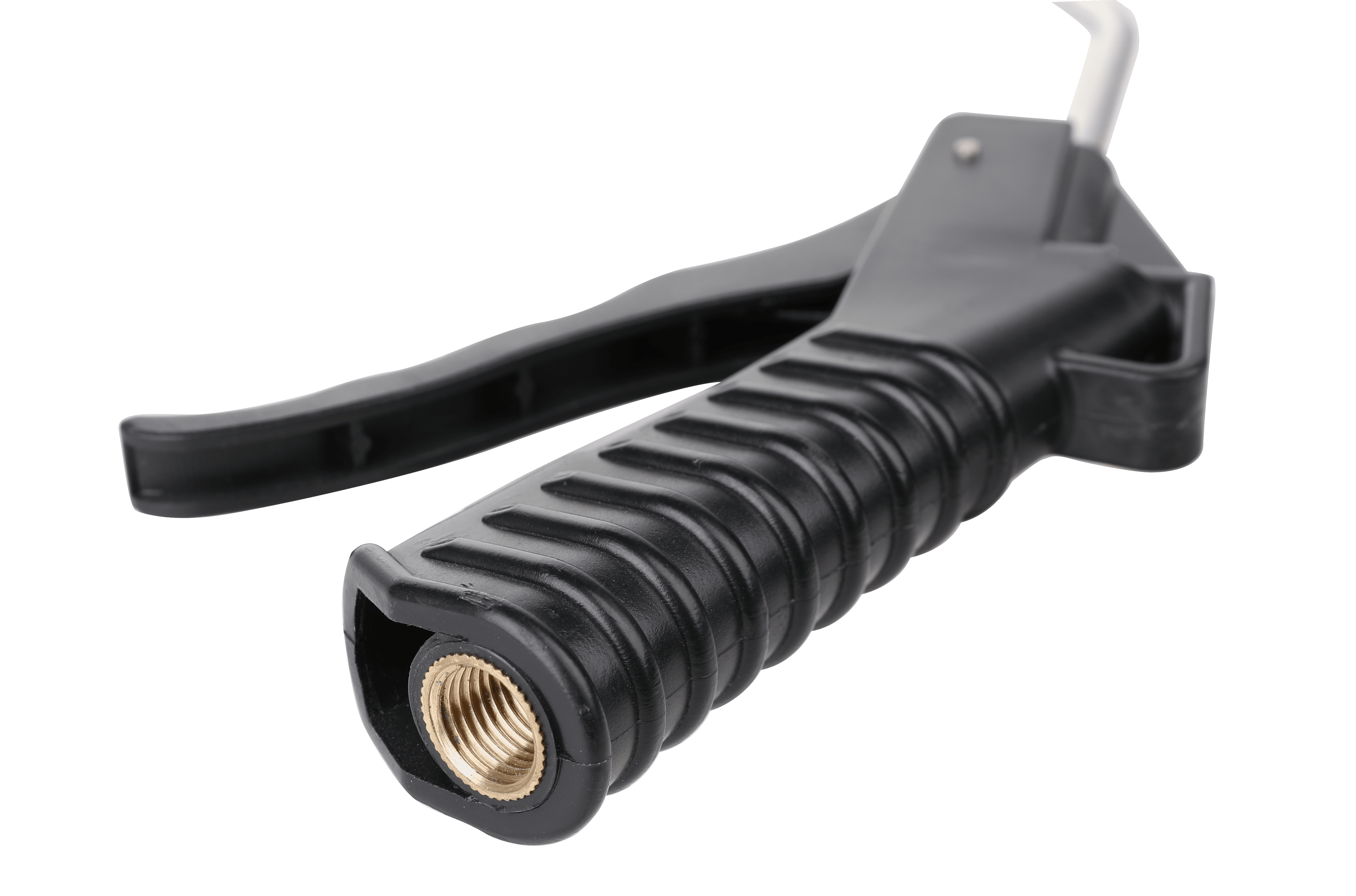 Hyper Tough 1/4-inch Portable Pistol Grip Blow Gun with 3.5-inch Extend Nozzle (Silver, 0.33 lb) hyfg2