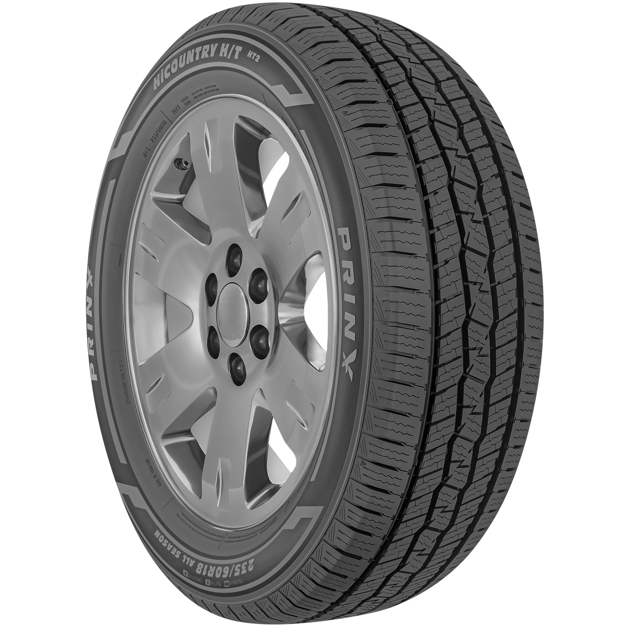 Prinx HiCountry HT2 Highway All-Season SUV Crossover Tire (Black Sidewall, 225/65R17) zkty7