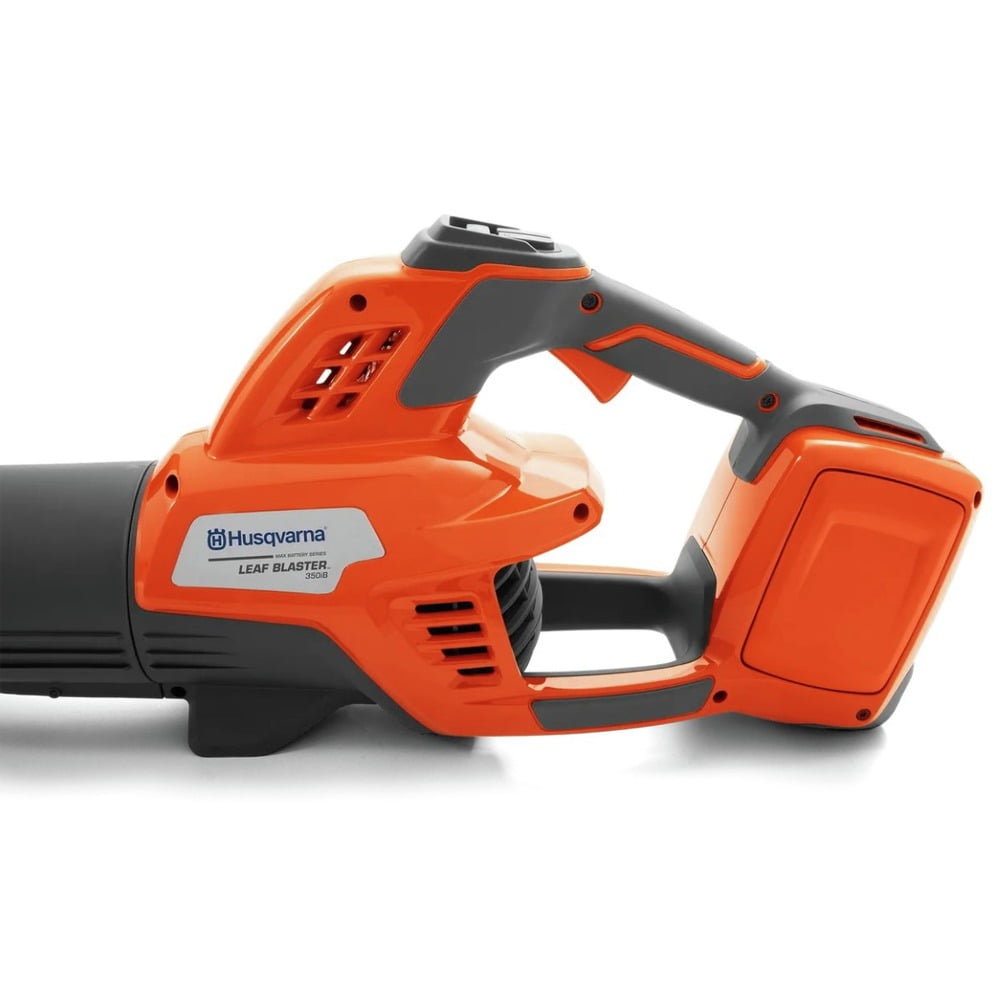 Husqvarna 350iB 40V LeafBlaster Cordless Leaf Blower Kit (Orange, 10 lb) tuasc