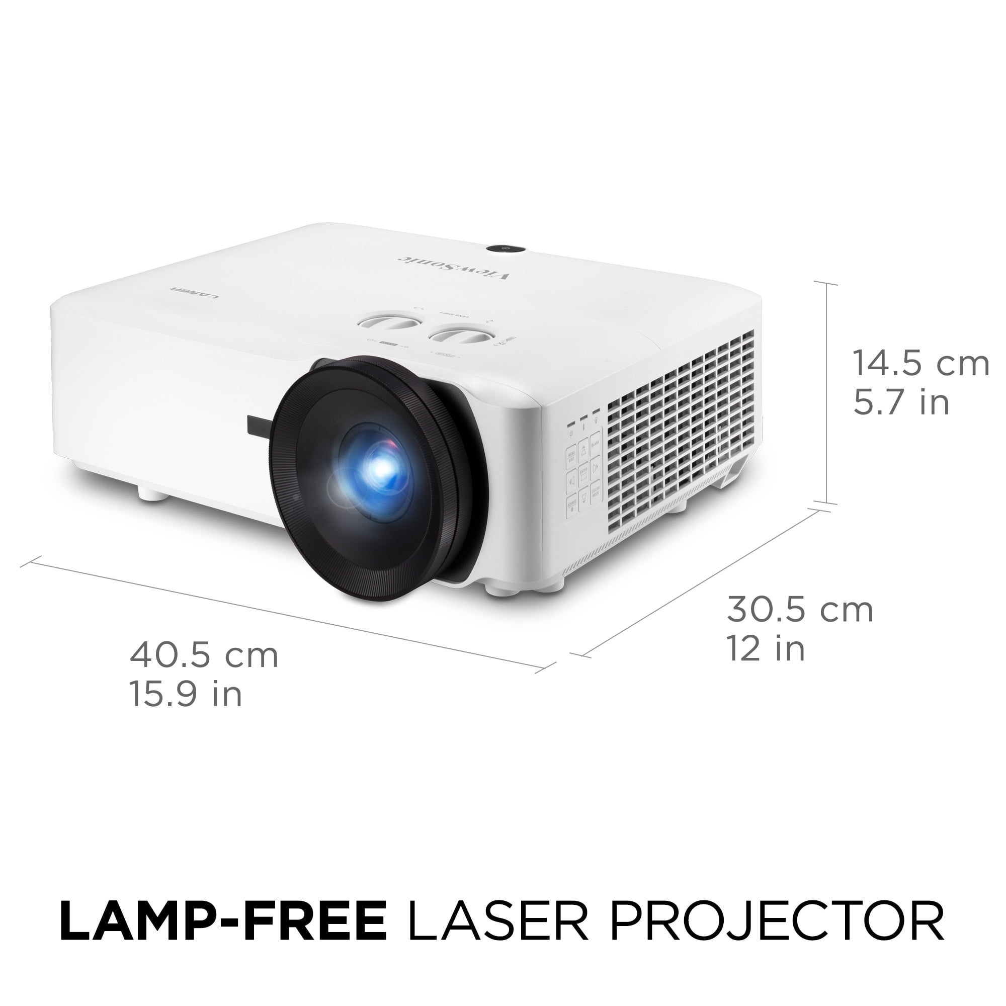 ViewSonic LS921WU 6000 Lumens WUXGA Short Throw Laser Projector (Black, 30 in to 200 in Screen) huch7