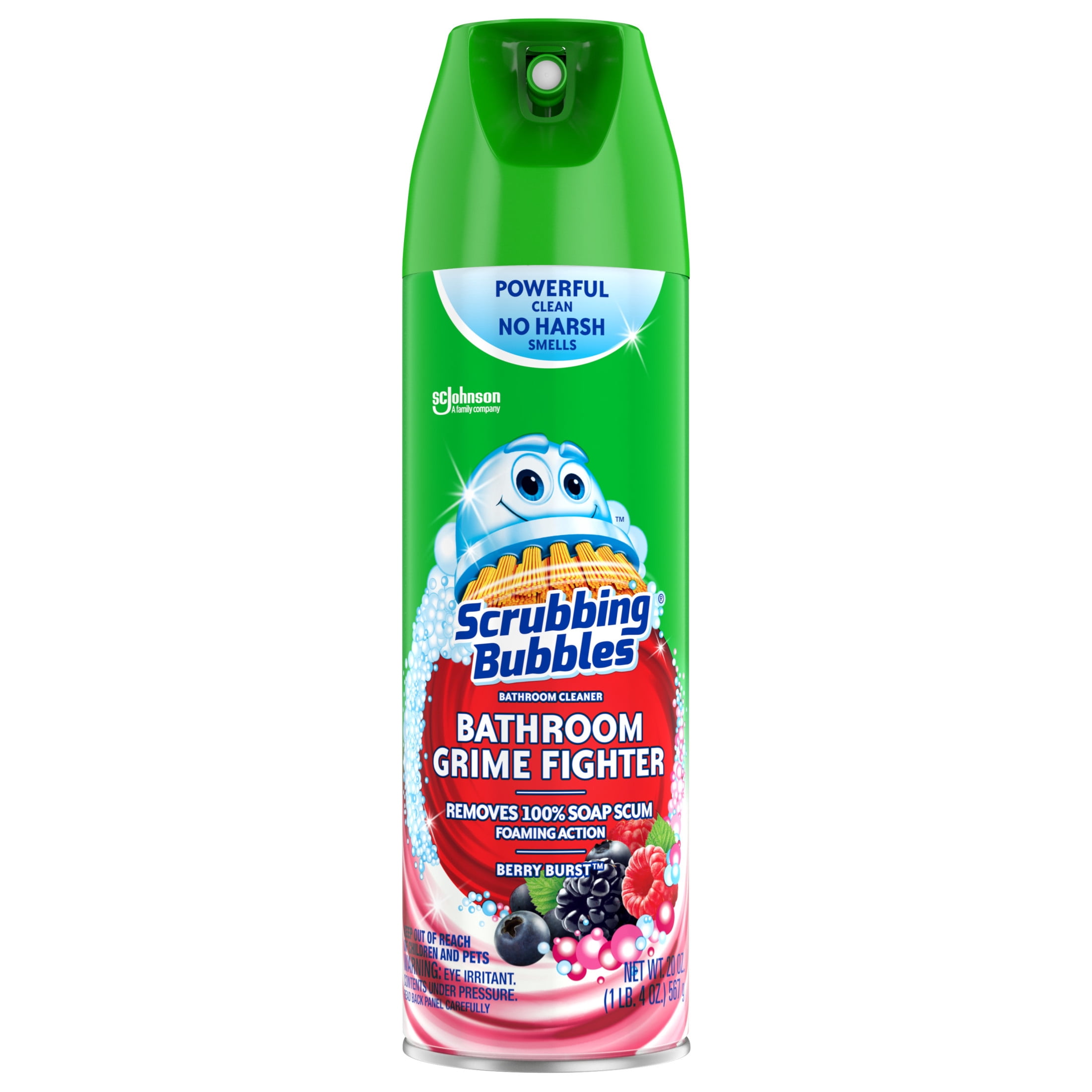Scrubbing Bubbles Bathroom Grime Fighter Disinfectant Spray (Berry Burst, 20 oz) zlest
